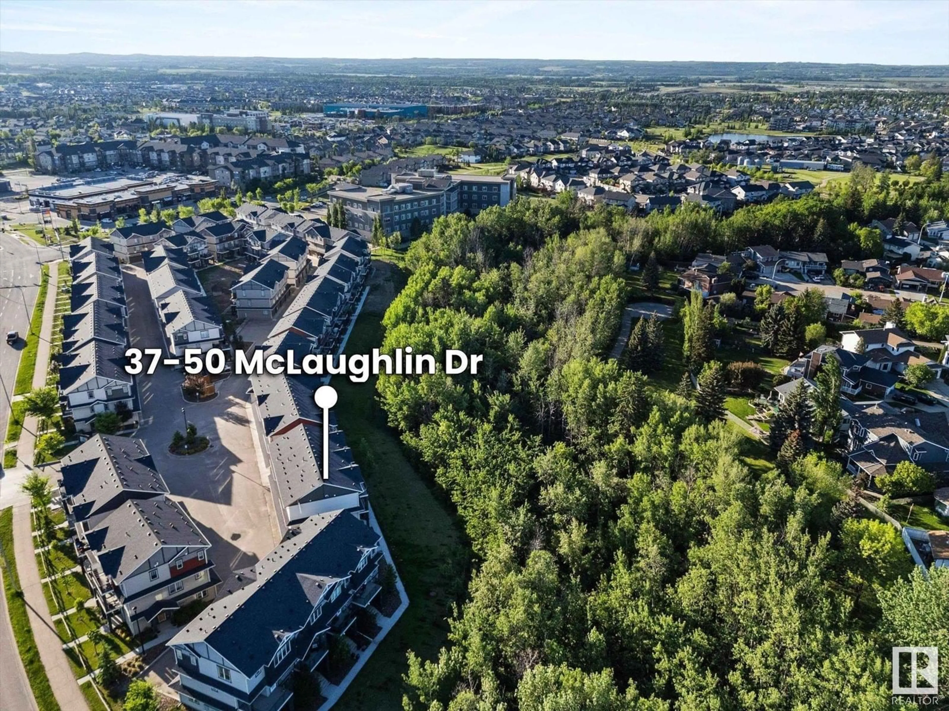 A pic from outside/outdoor area/front of a property/back of a property/a pic from drone, unknown for #37 - 50 MCLAUGHLIN DR, Spruce Grove Alberta T7X0E1