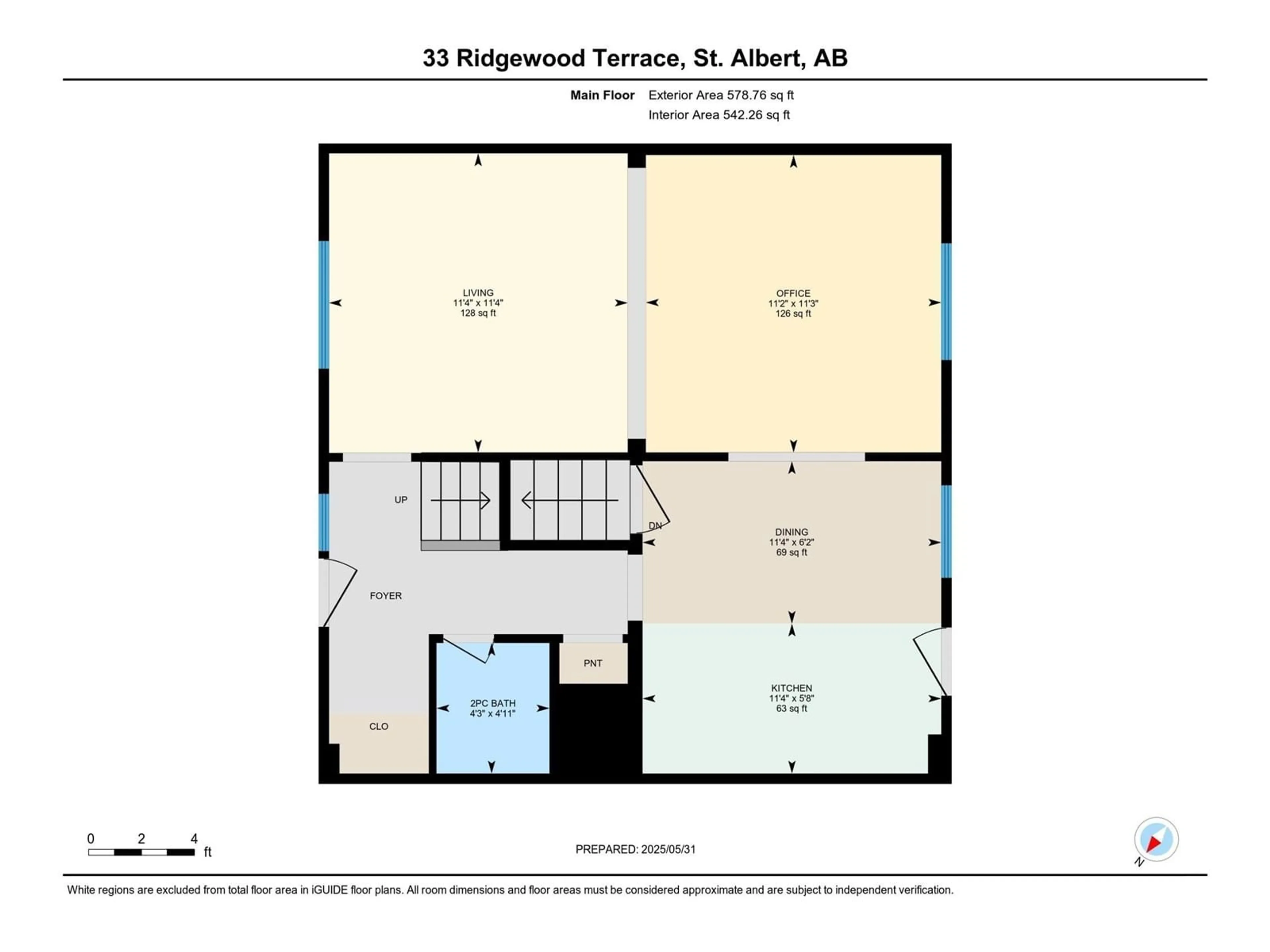 Floor plan for 33 RIDGEWOOD TC, St. Albert Alberta T8N0E9