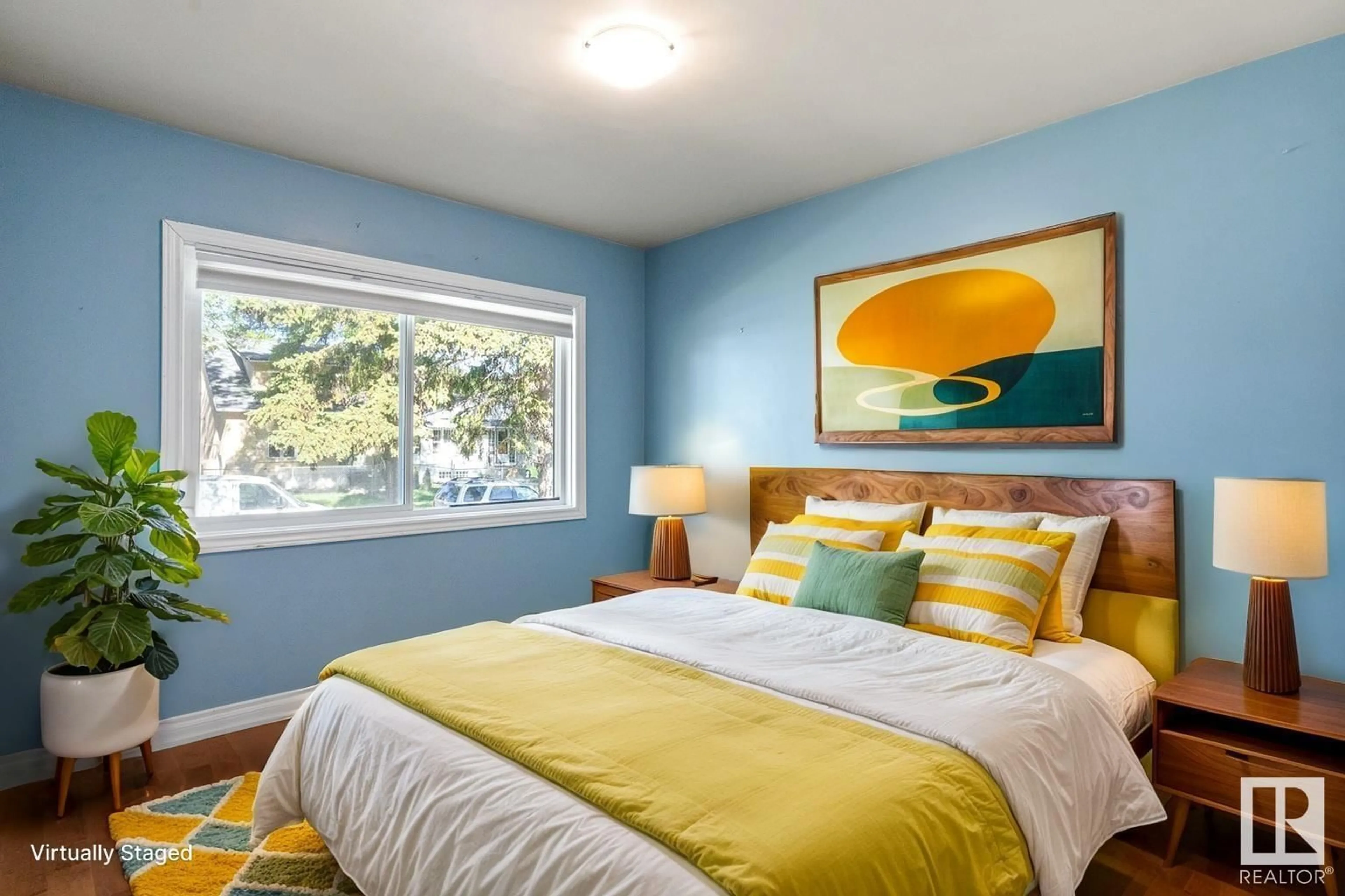 Bedroom with bed, unknown for 11511 89 ST, Edmonton Alberta T5B3V1
