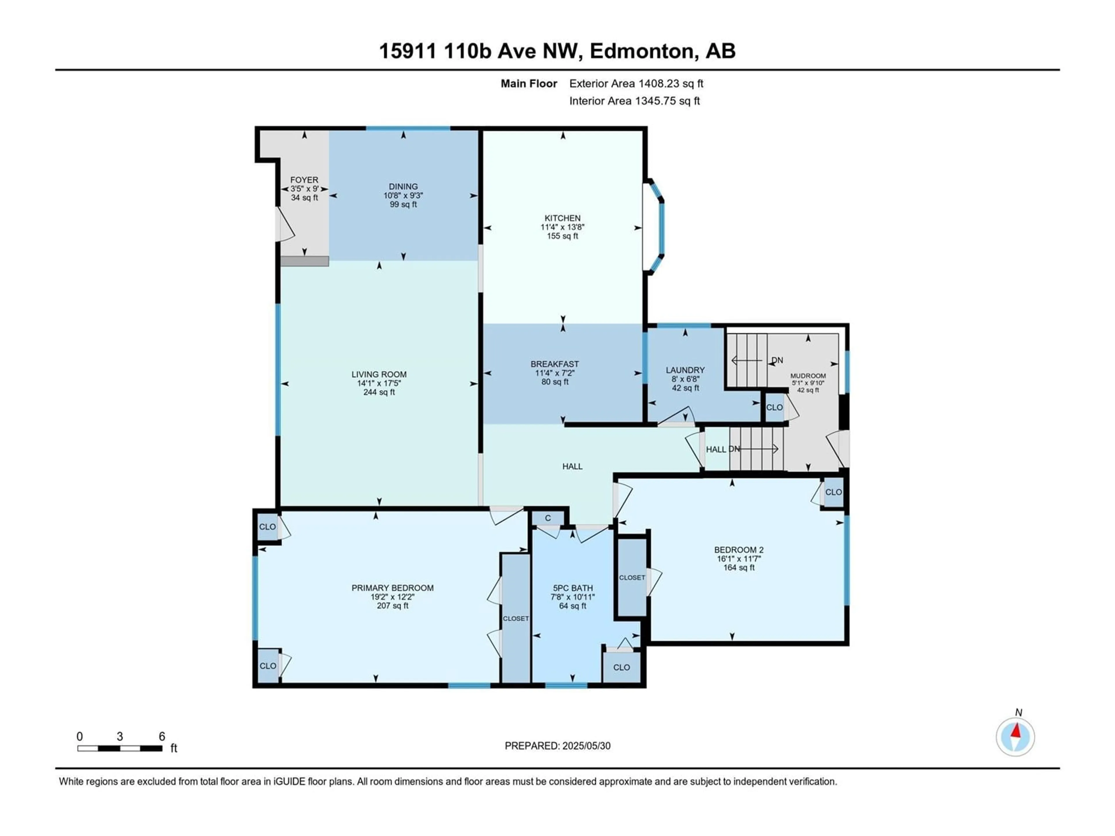 Floor plan for NW - 15911 110B AV, Edmonton Alberta T5P1J5