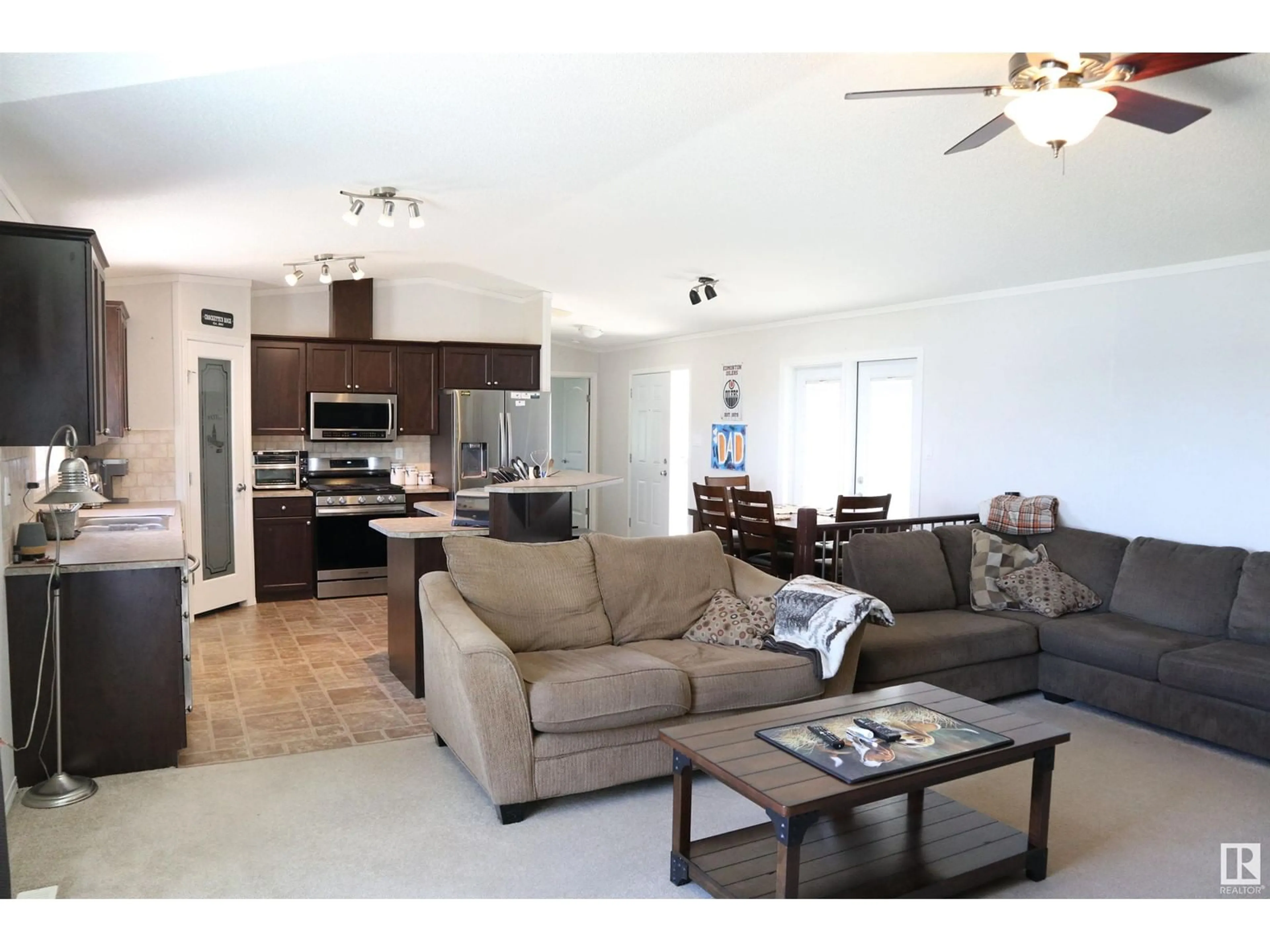 Living room with furniture, unknown for 5029 TWP ROAD 501, Rural Brazeau County Alberta T0C1W0