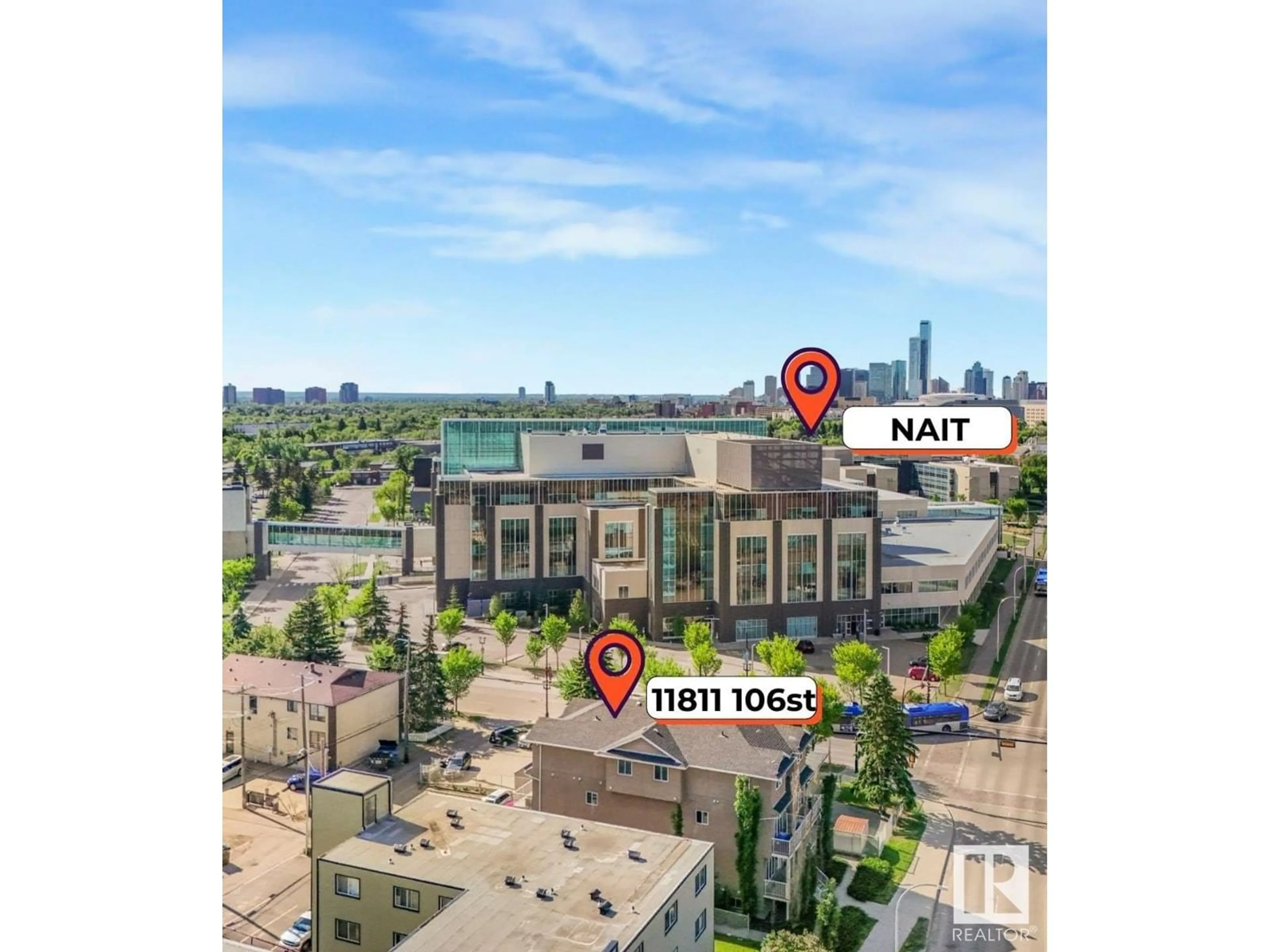 Picture of a map for #3 - 11811 106 ST NW, Edmonton Alberta T5G2R2