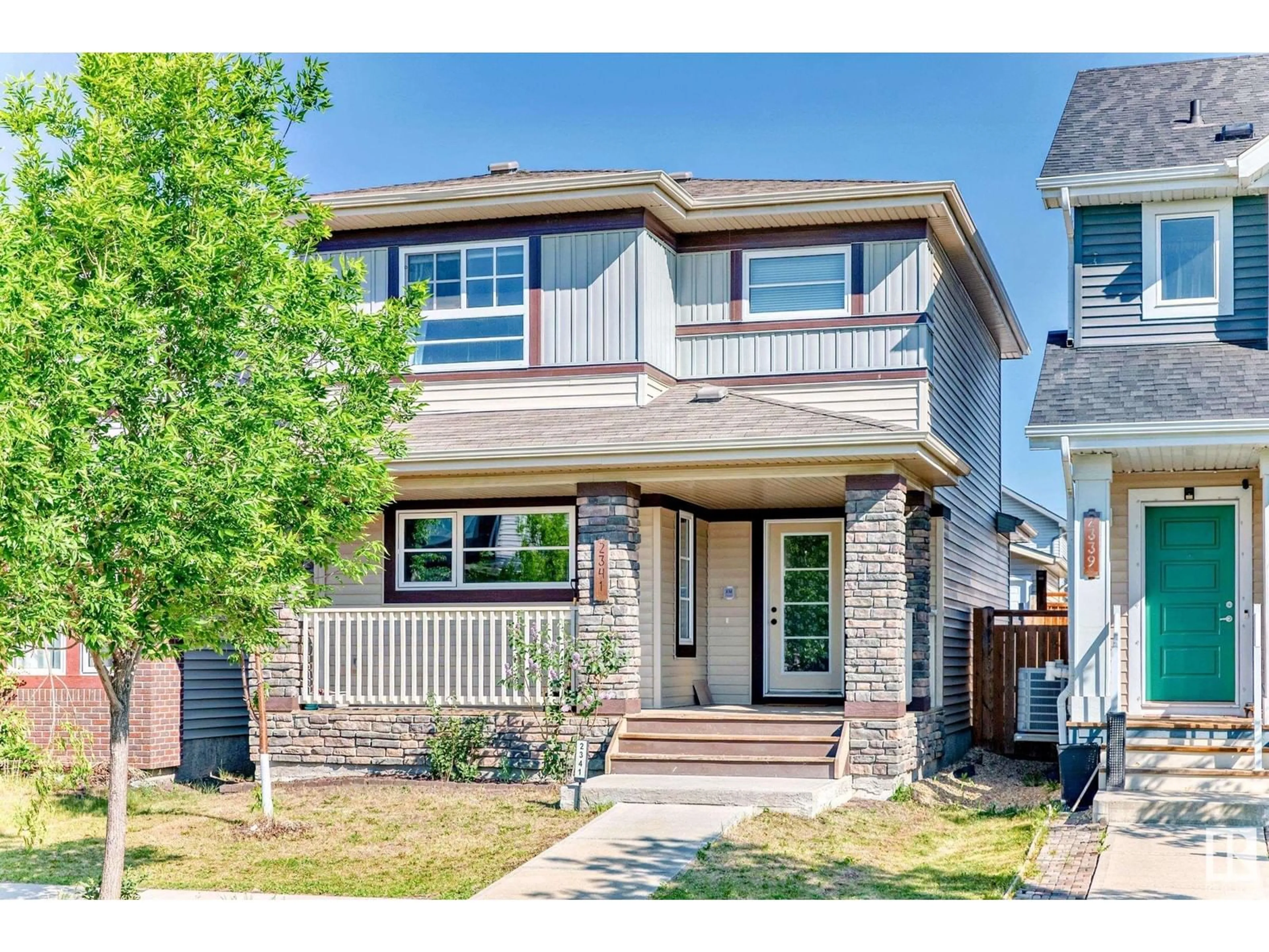 Home with brick exterior material, street for 2341 CASEY CR, Edmonton Alberta T6W3M9