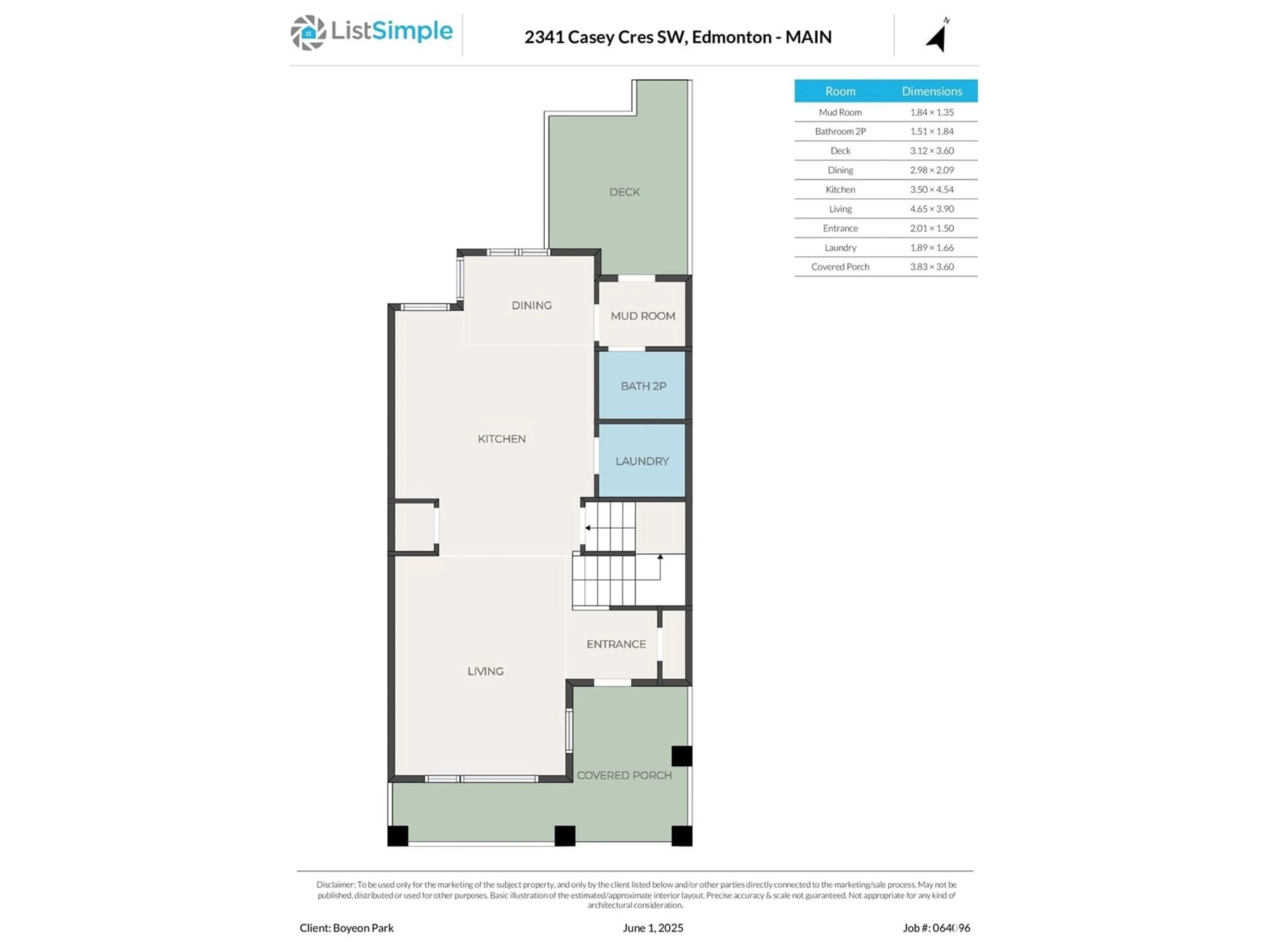 Floor plan for 2341 CASEY CR, Edmonton Alberta T6W3M9