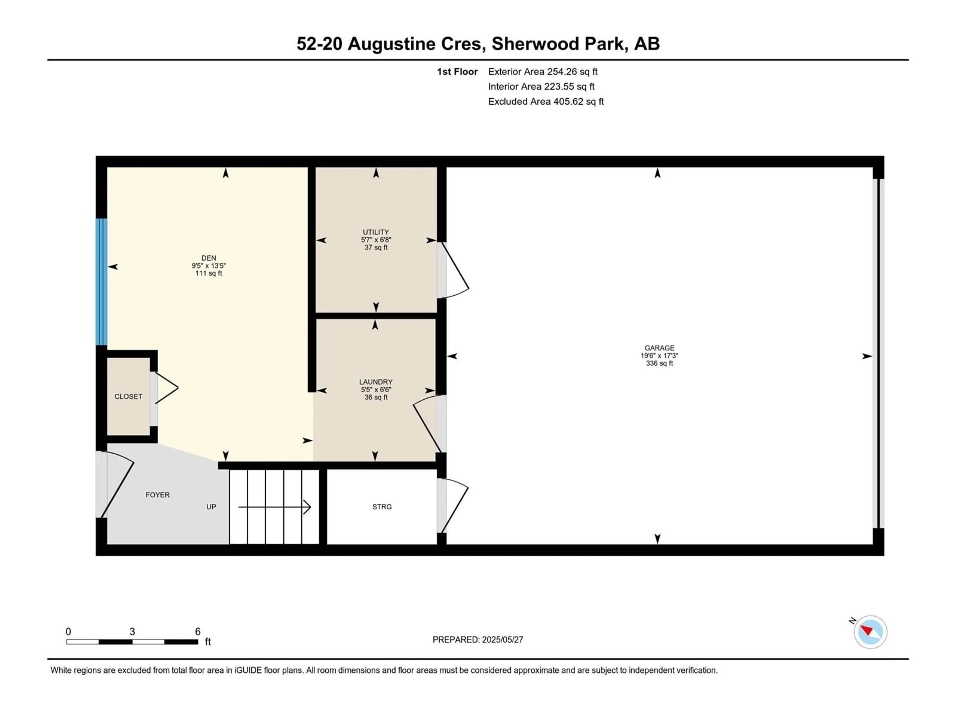 Floor plan for 52 AUGUSTINE CR, Sherwood Park Alberta T8H0Z8