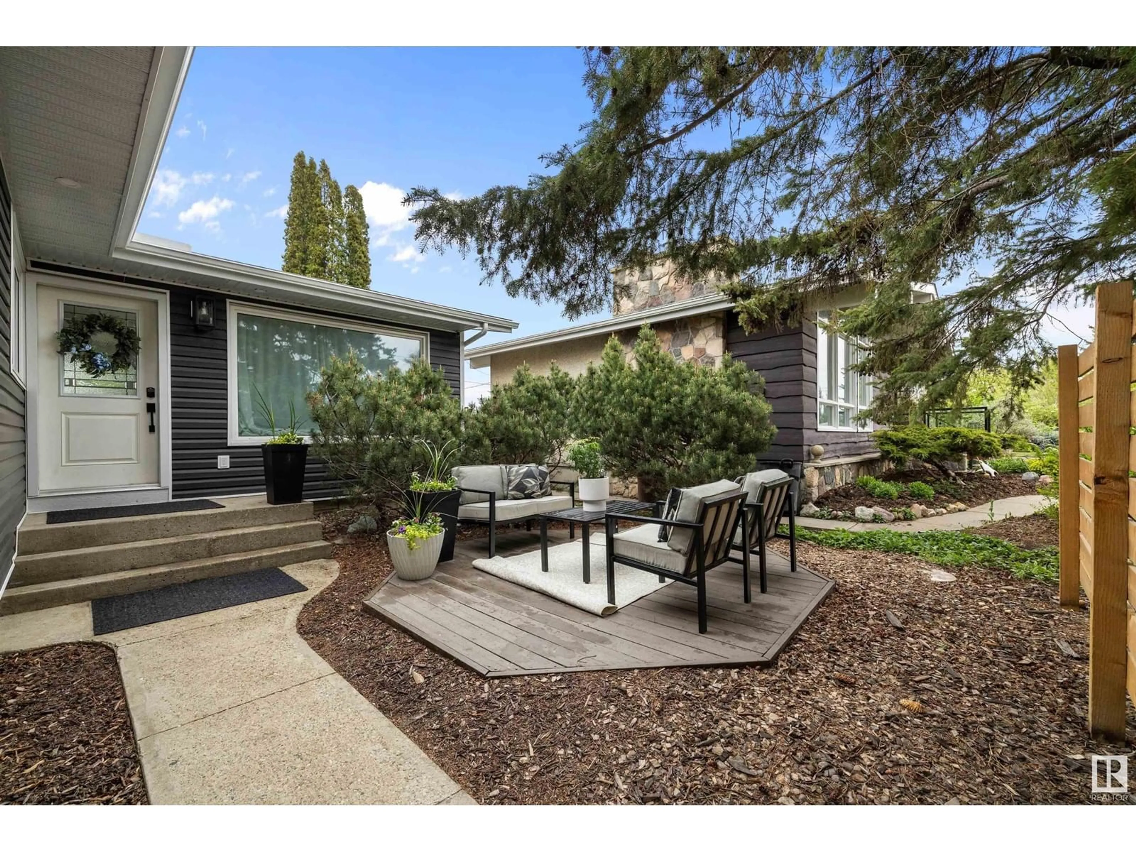 Patio, street for 6916 97 AV, Edmonton Alberta T6B1C7
