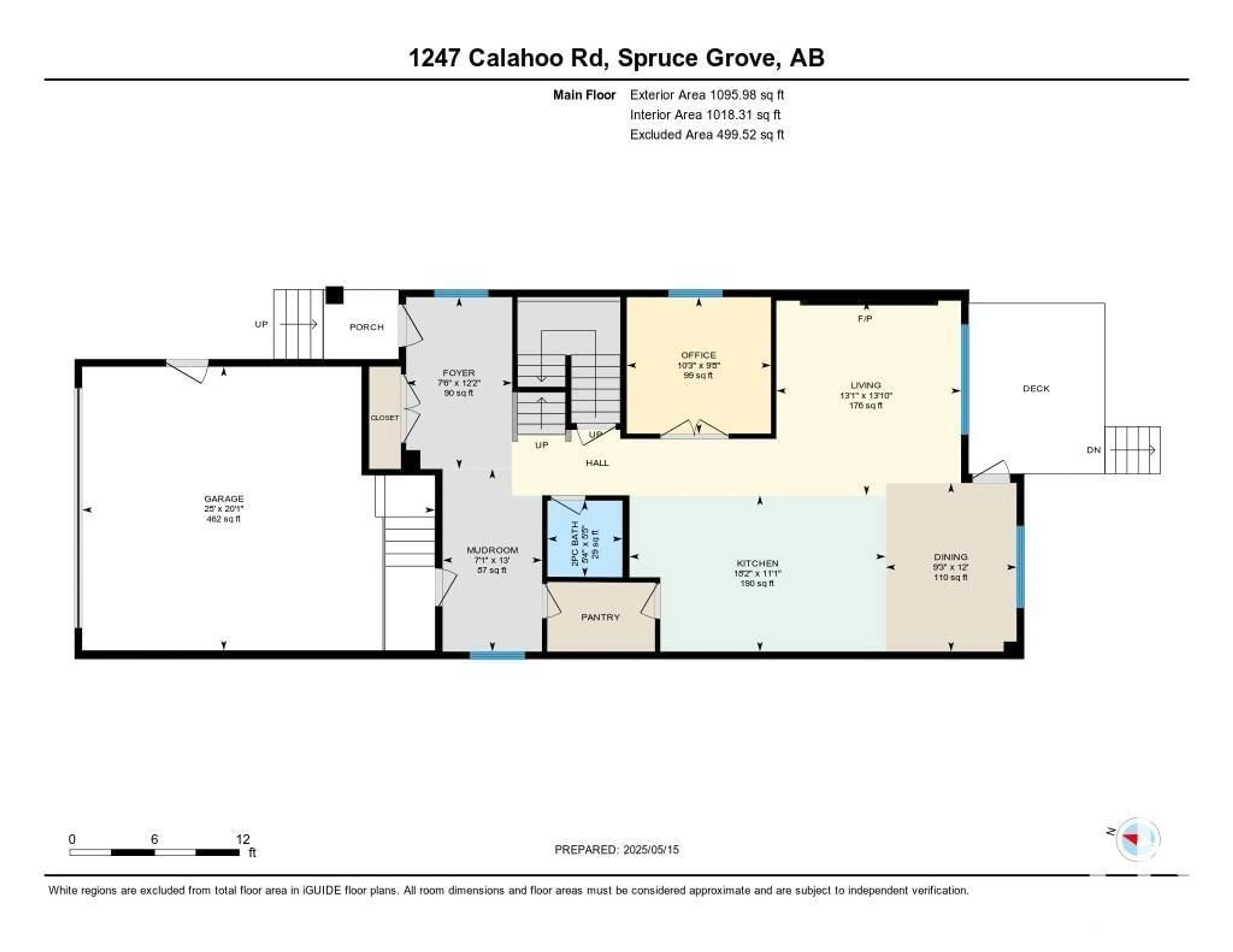 Floor plan for 1247 CALAHOO RD, Spruce Grove Alberta T7X4R5