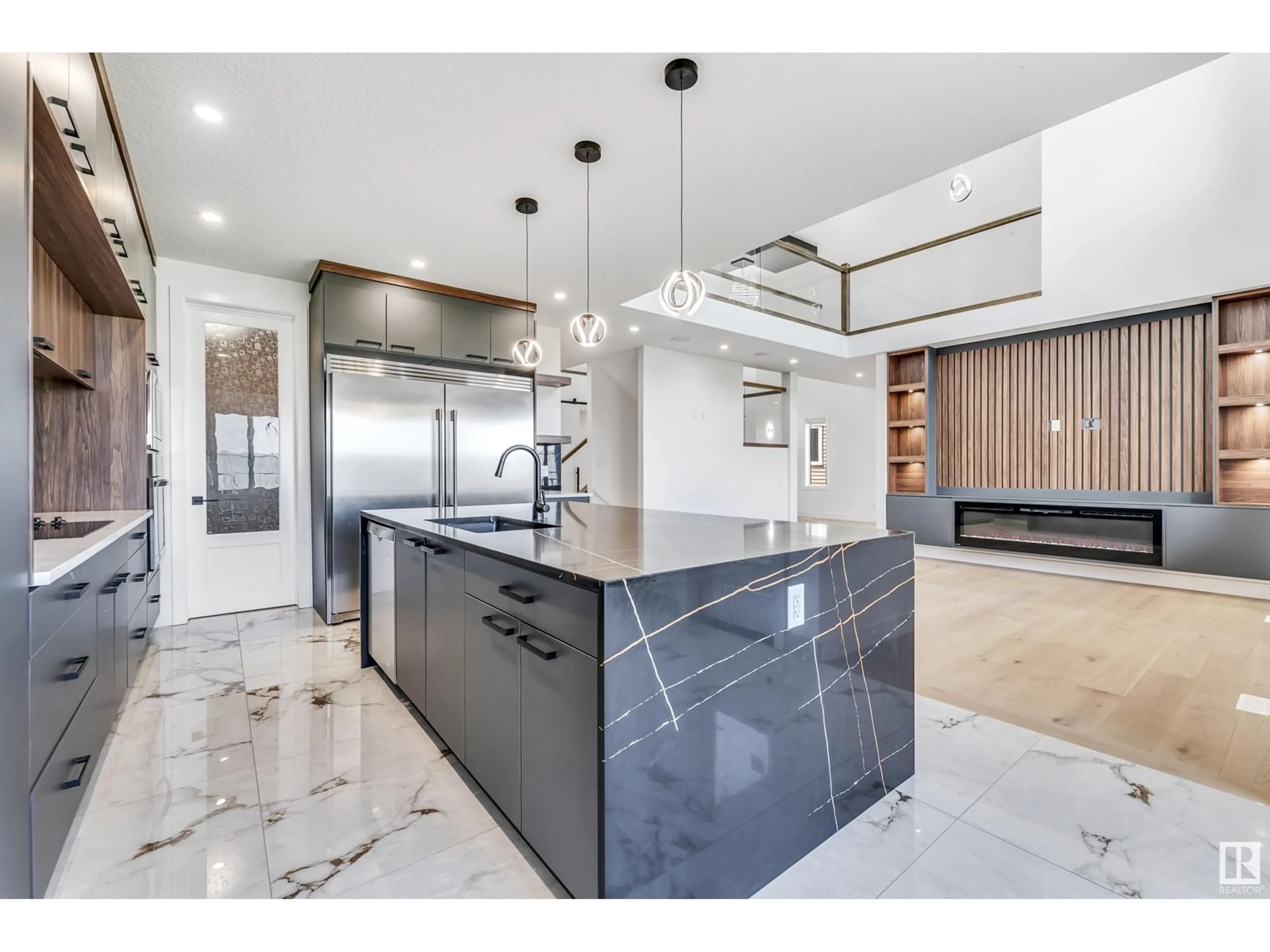 Contemporary kitchen, ceramic/tile floor for 15003 10 ST, Edmonton Alberta T5Y4C8