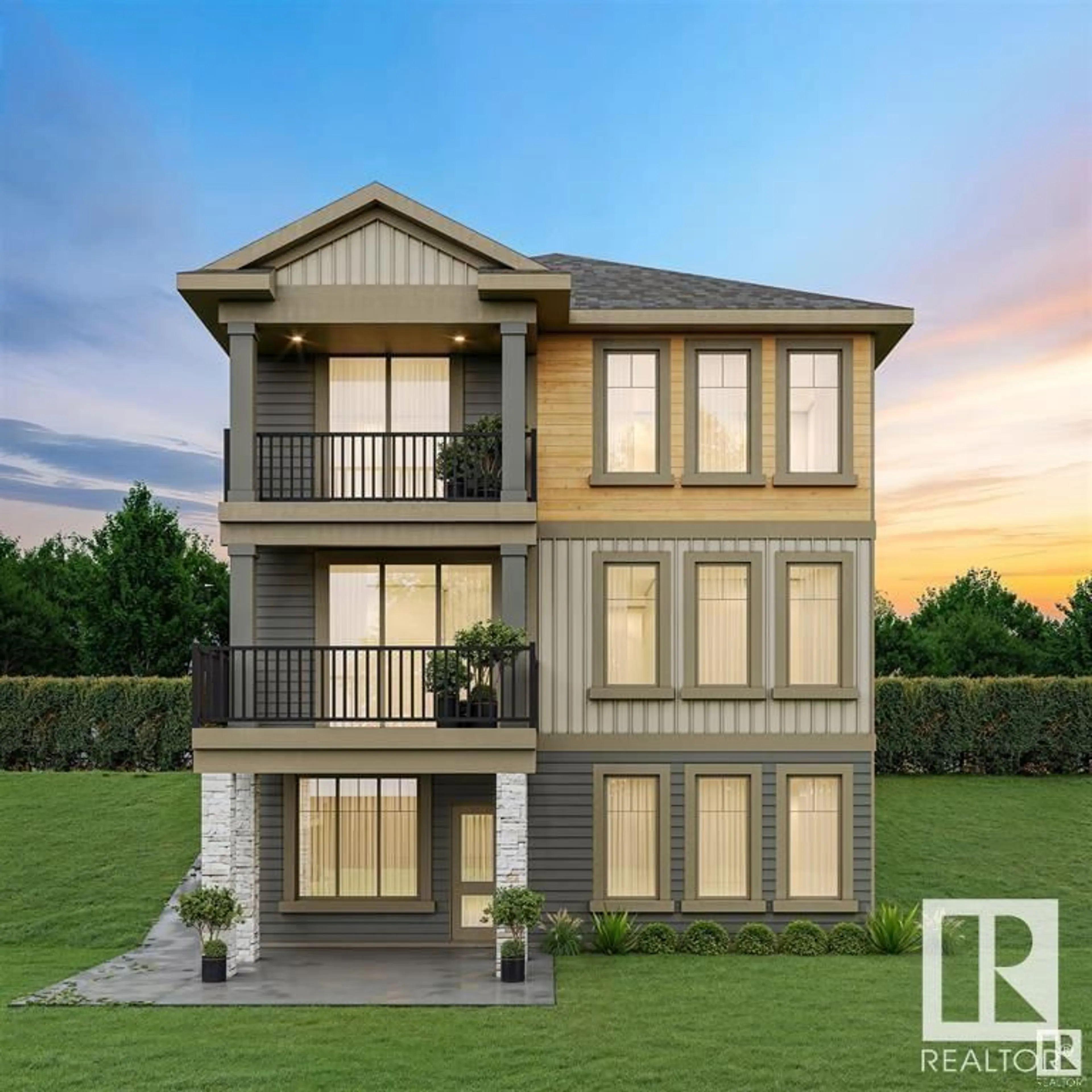 Home with brick exterior material, building for 47 ROSEWOOD WY, St. Albert Alberta T8N8B2