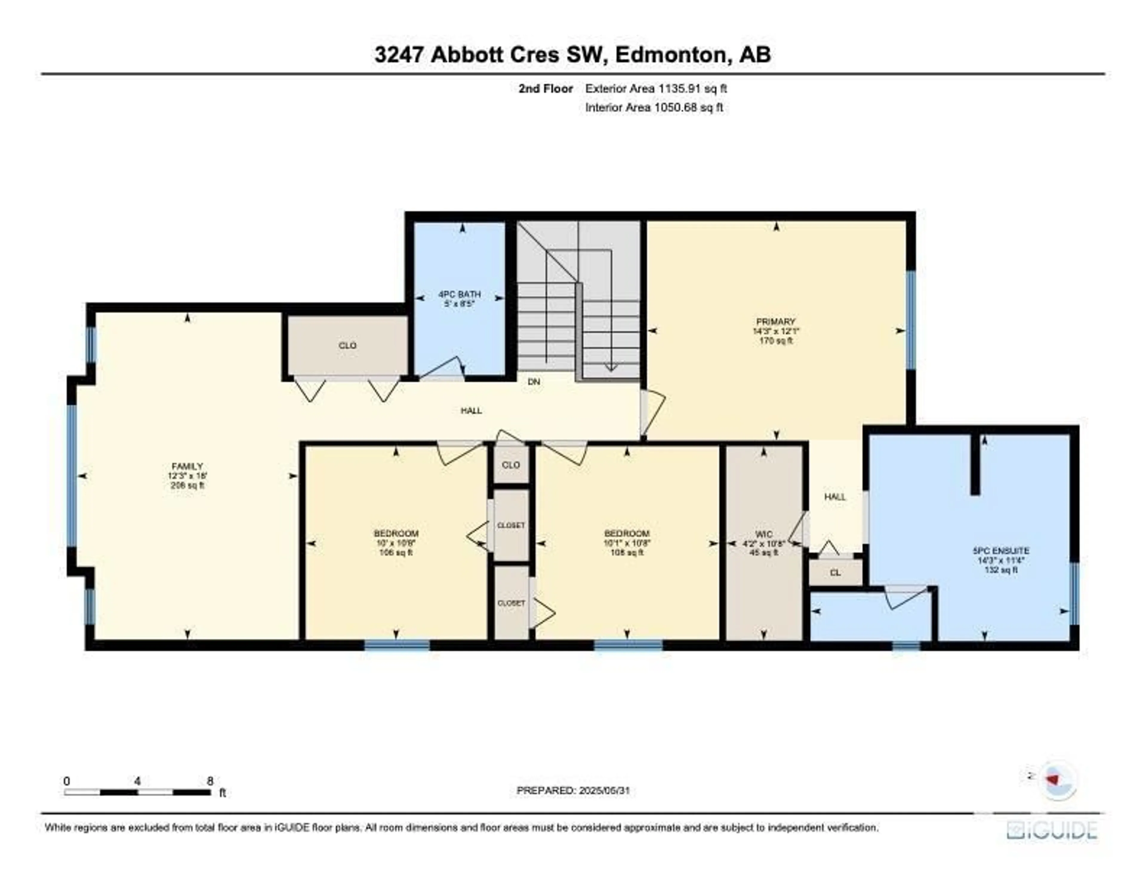 Floor plan for 3247 ABBOTT CR, Edmonton Alberta T6W2V3