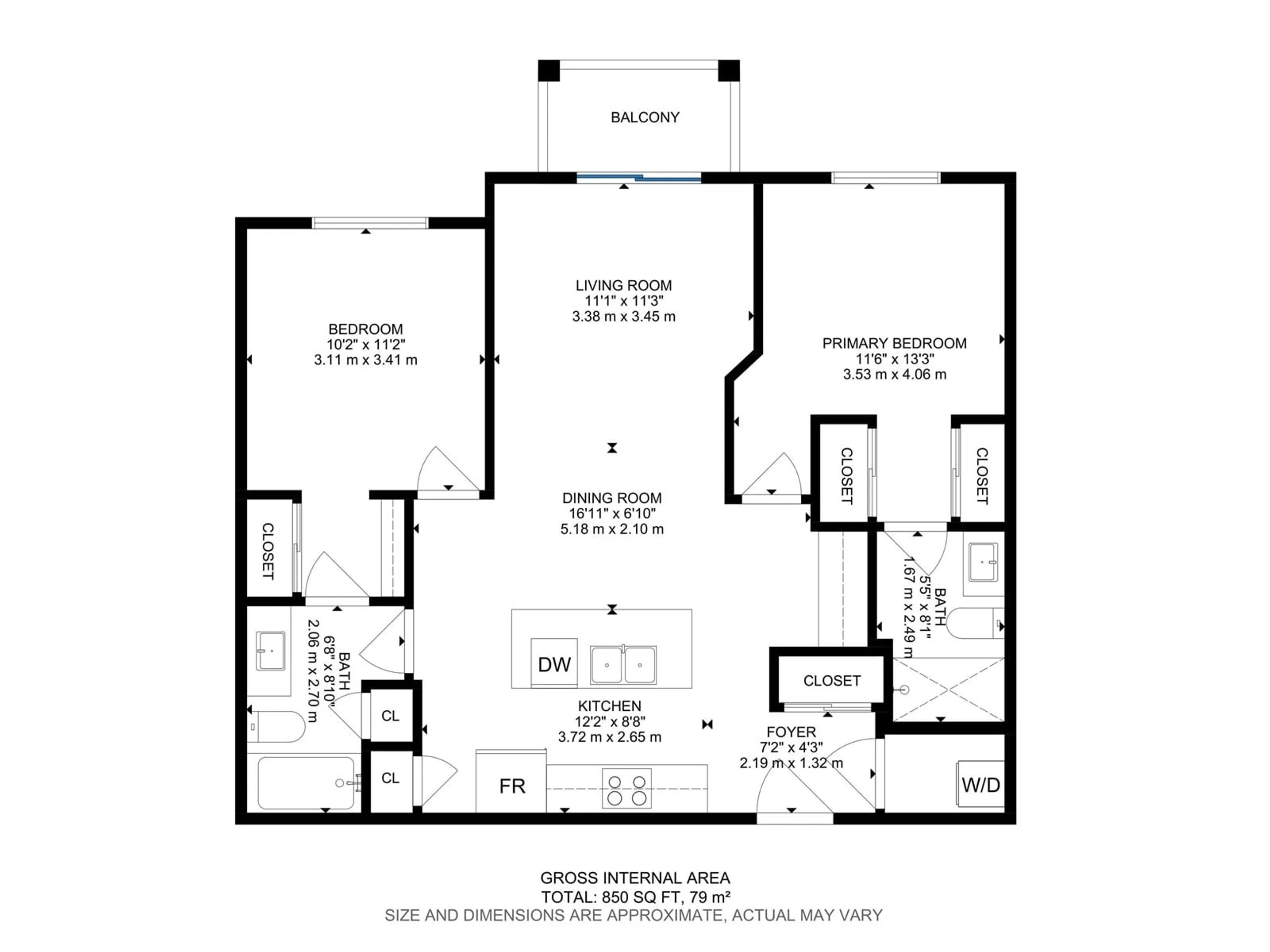 Floor plan for #305 - 4008 SAVARYN DR, Edmonton Alberta T6X2E5