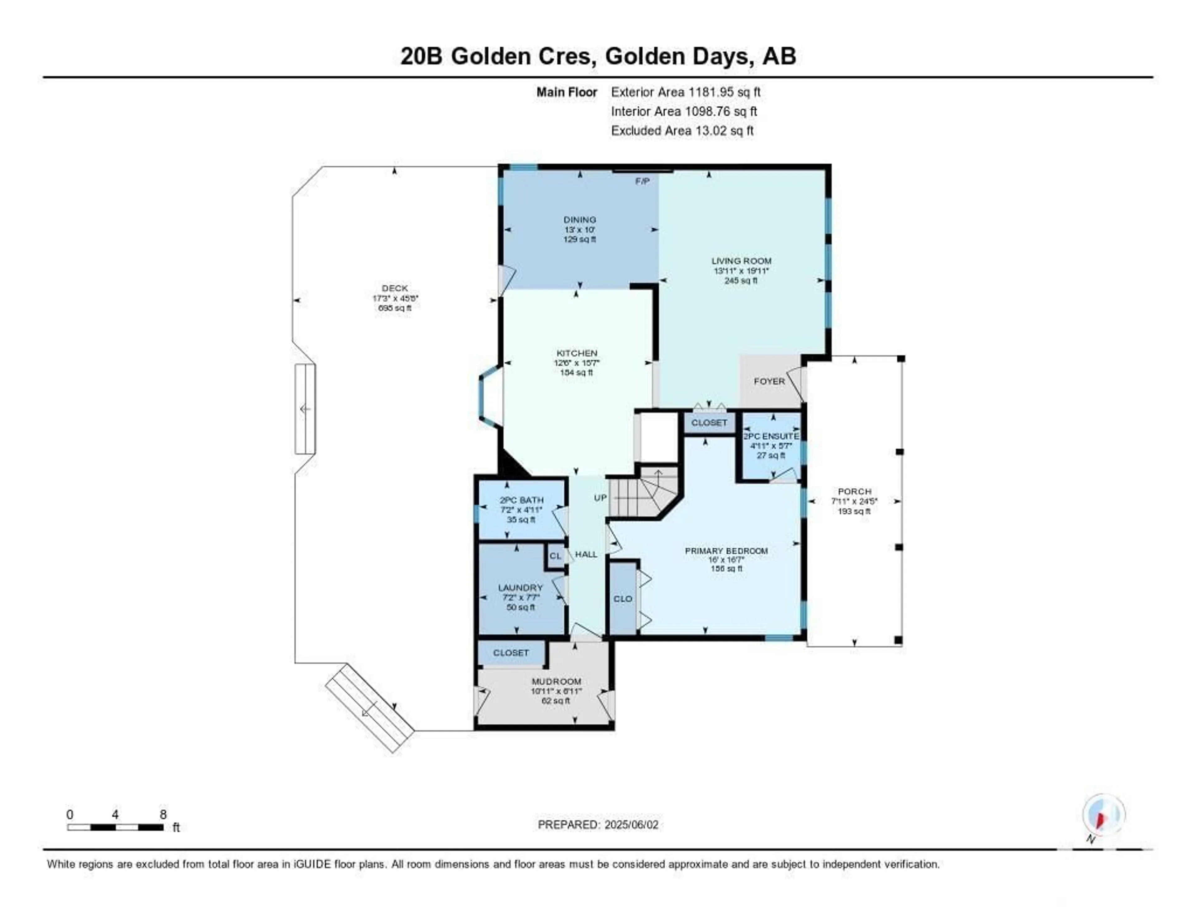 Floor plan for B20 GOLDEN CRESCENT, Rural Leduc County Alberta T0C2C0
