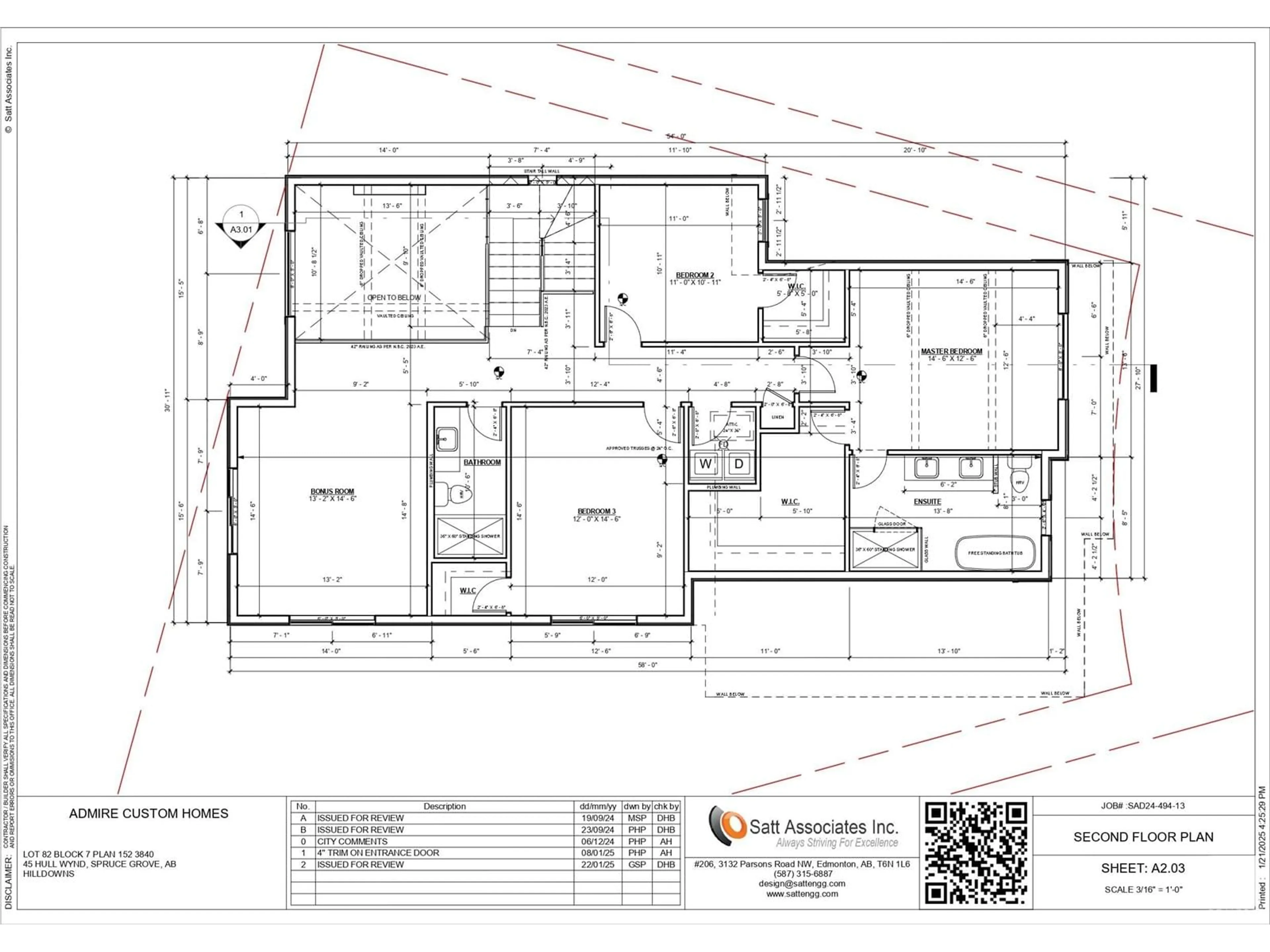 Floor plan for 45 HULL WD, Spruce Grove Alberta T7X0X5