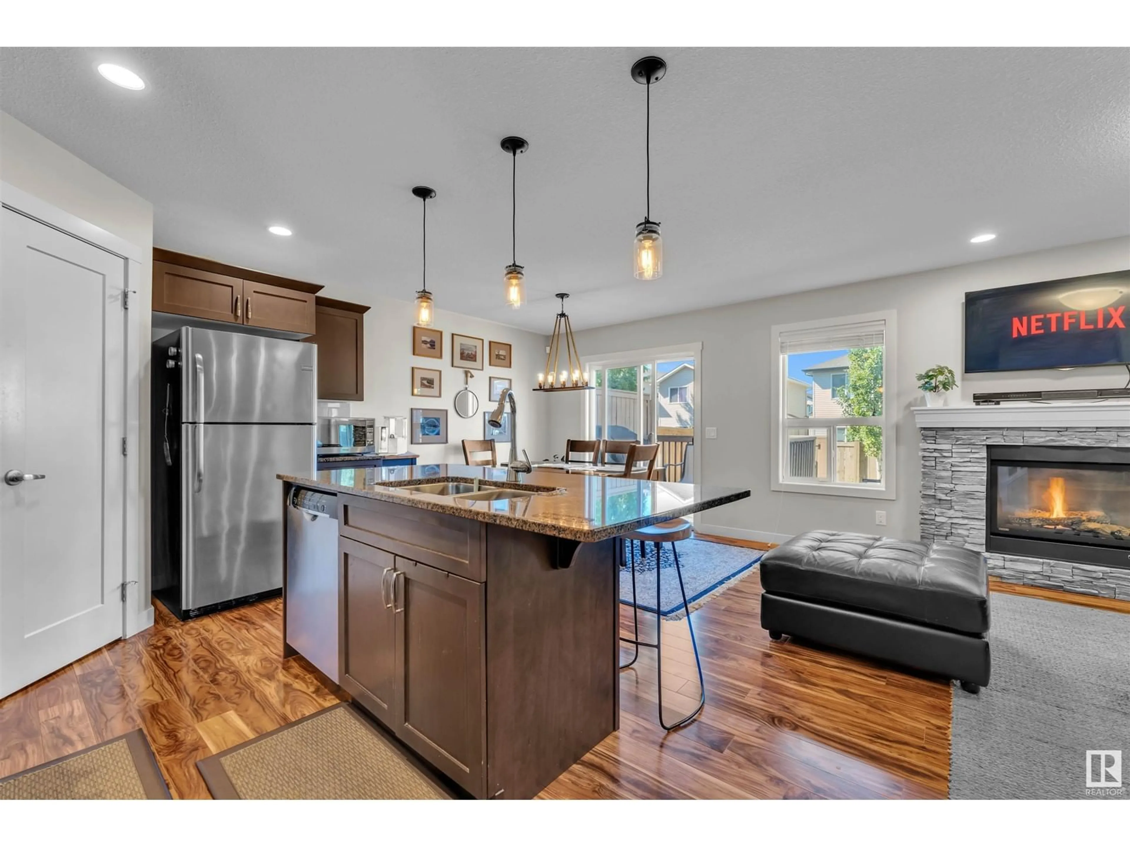 Open concept kitchen, unknown for 20212 43 AV, Edmonton Alberta T6M0R8