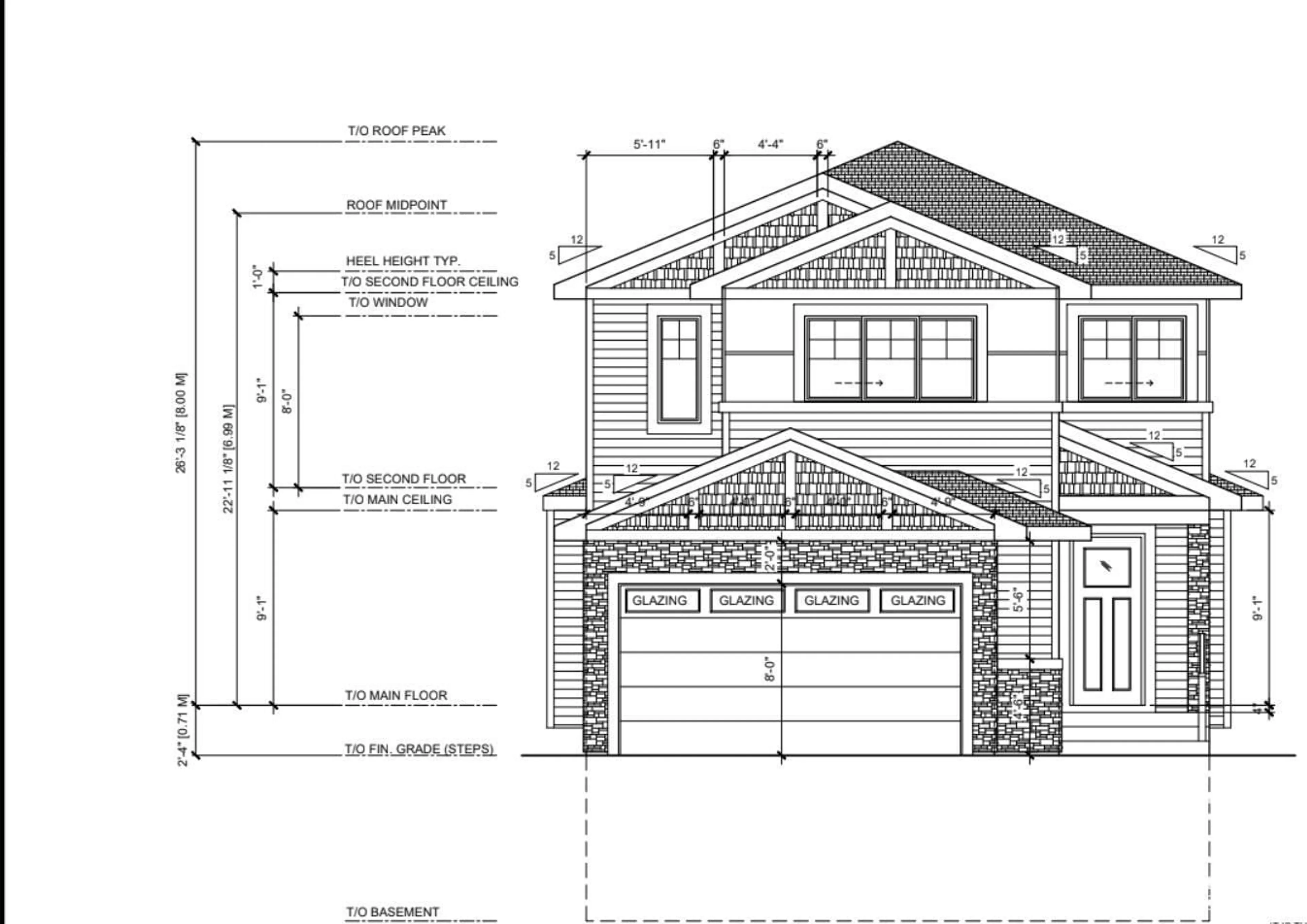 Floor plan for 106 ELDRIDGE PT, St. Albert Alberta T8N5X4