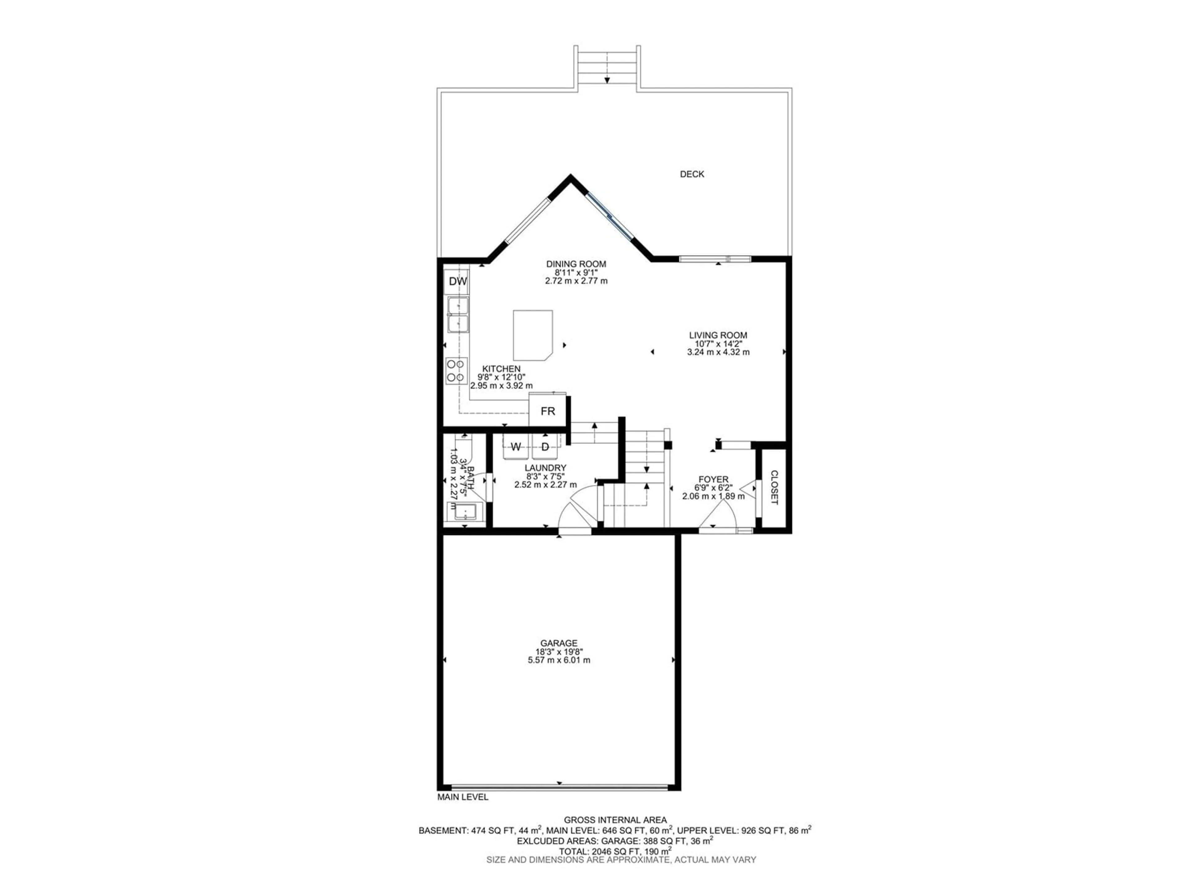 Floor plan for 600 GLENWRIGHT CR, Edmonton Alberta T5T6K8
