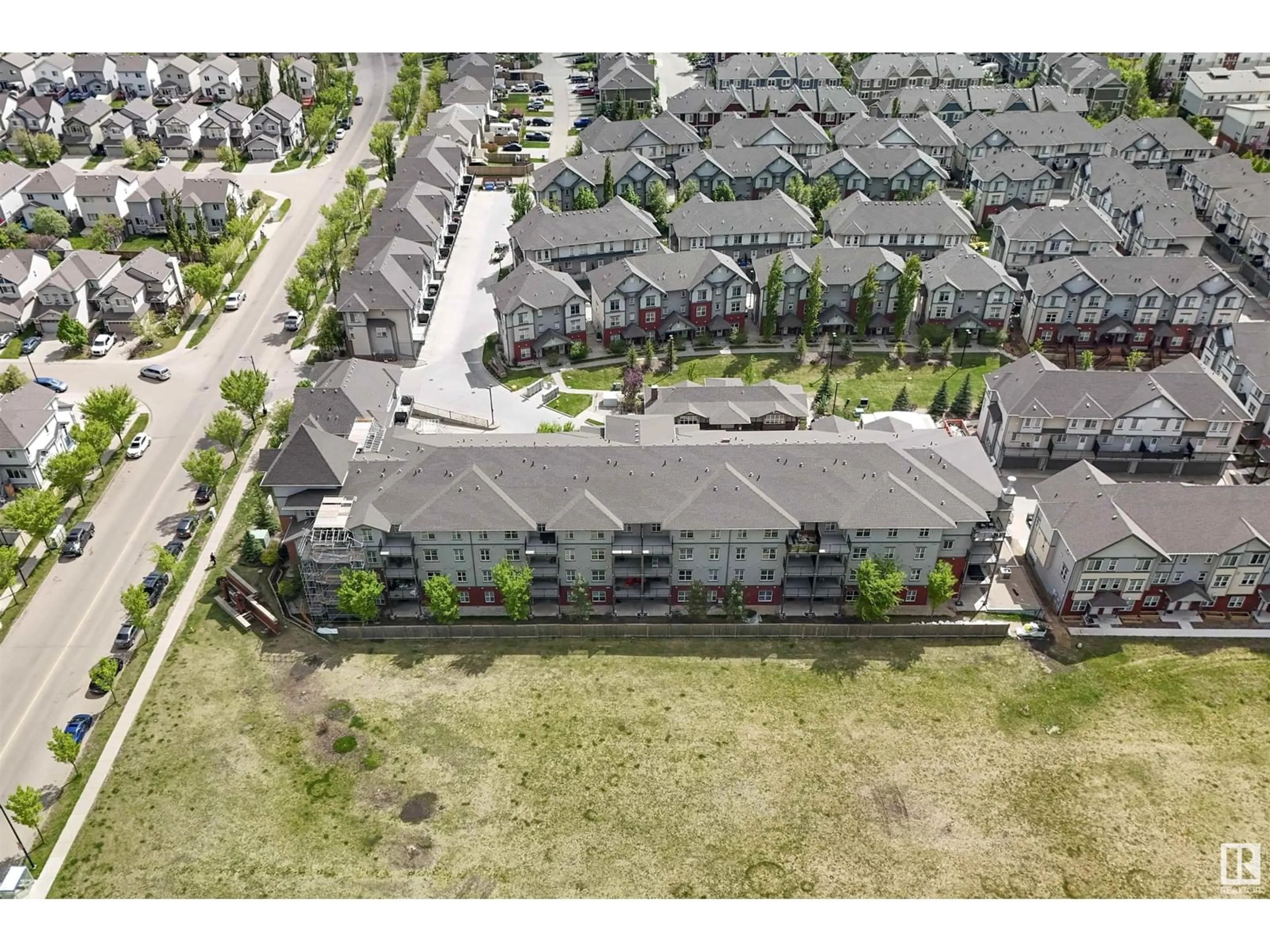 A pic from outside/outdoor area/front of a property/back of a property/a pic from drone, street for #416 - 667 WATT BV, Edmonton Alberta T6X0Y2