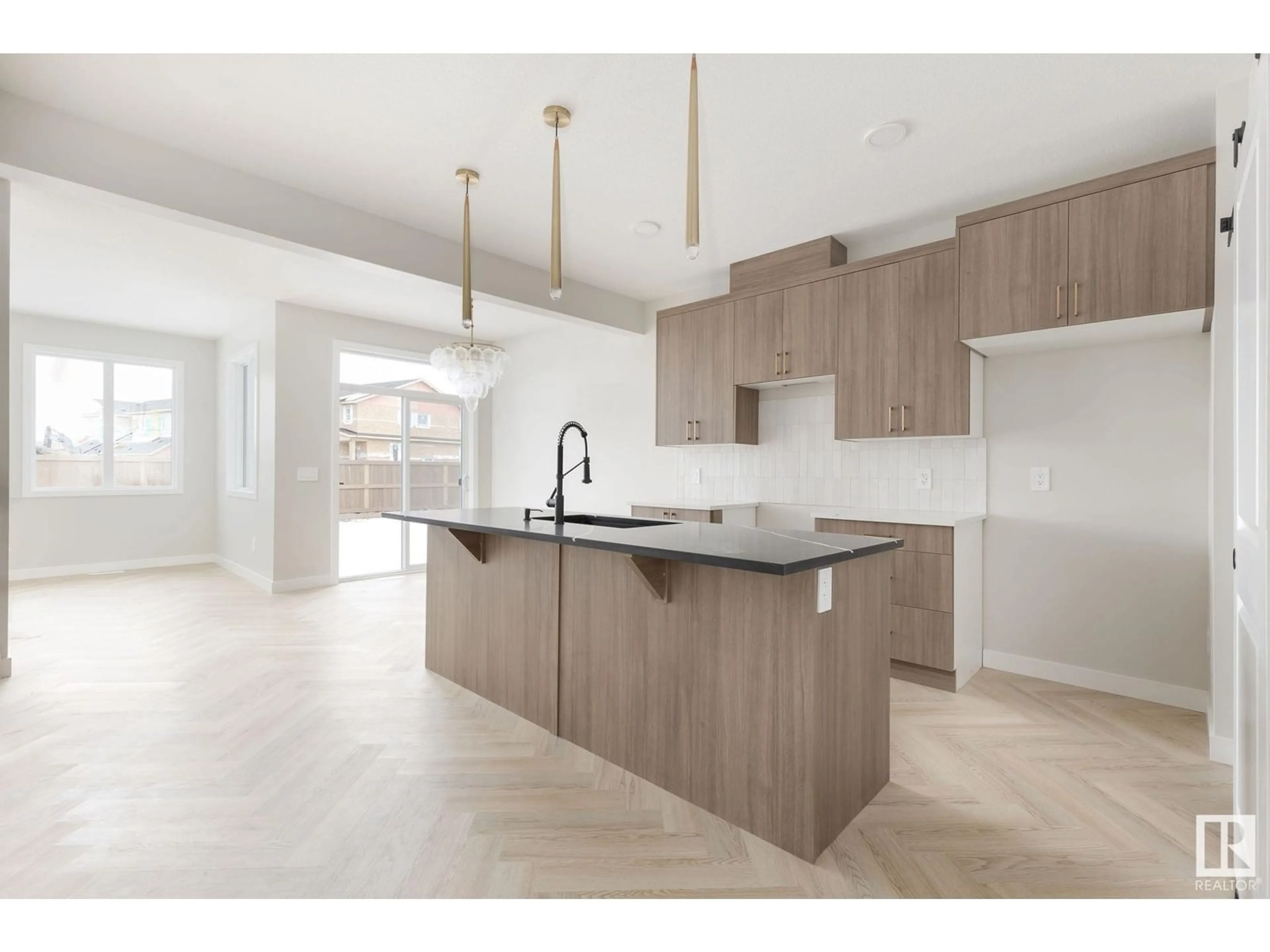Open concept kitchen, unknown for SW - 2907 65 ST, Edmonton Alberta T6X1A3