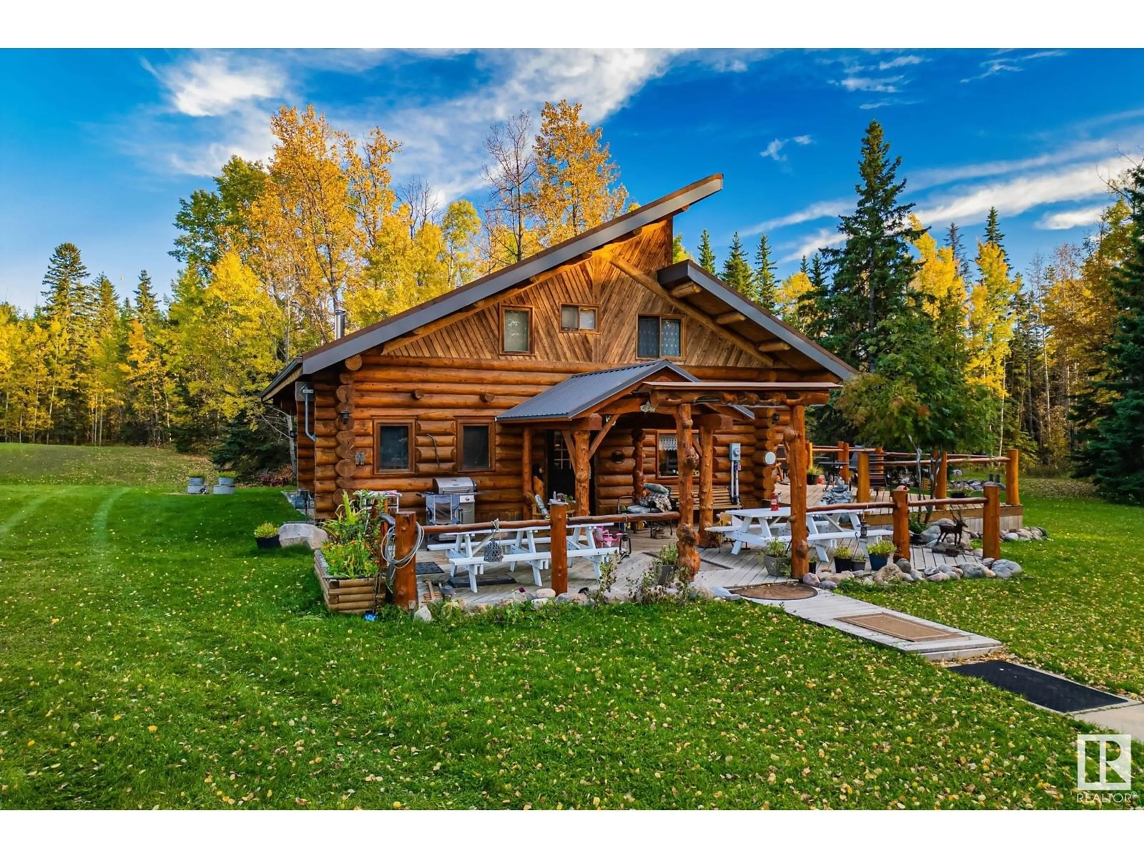 Patio, mountain view for 60017 RANGE ROAD 42, Rural Barrhead County Alberta T0G0G0