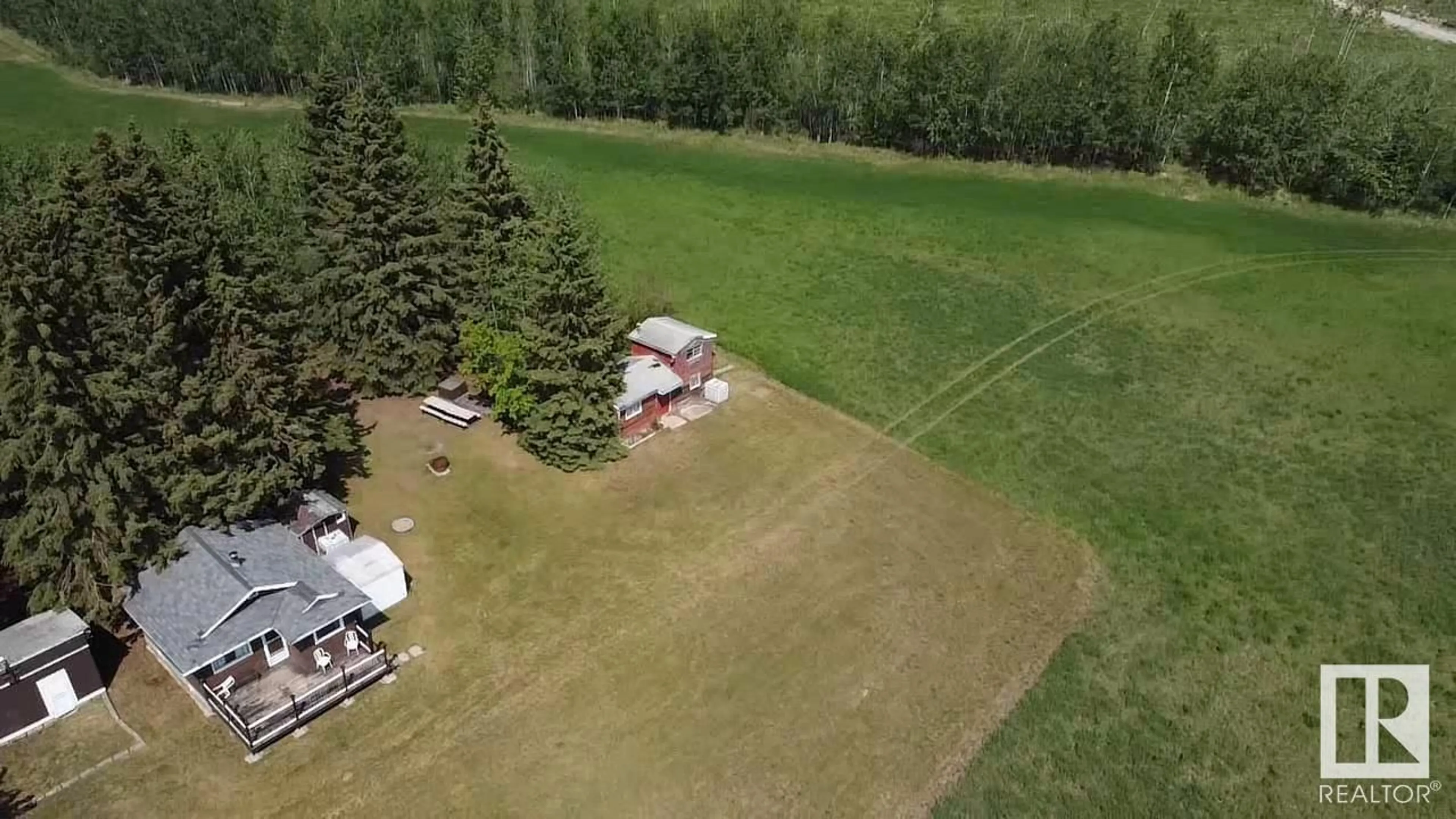 A pic from outside/outdoor area/front of a property/back of a property/a pic from drone, forest/trees view for 59449 150 RANGE RD, Rural Smoky Lake County Alberta T0A3C0