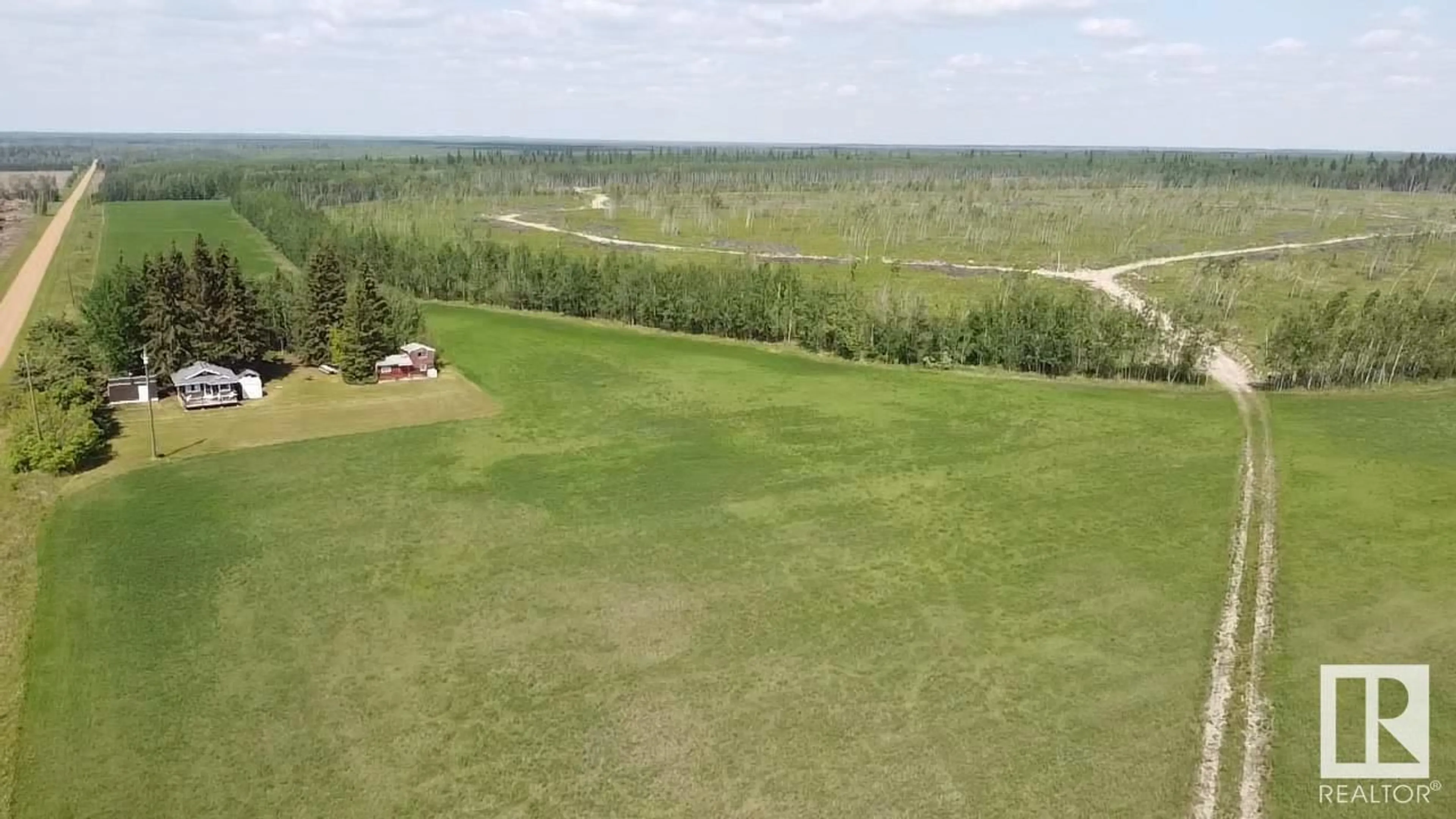 A pic from outside/outdoor area/front of a property/back of a property/a pic from drone, forest/trees view for 59449 150 RANGE RD, Rural Smoky Lake County Alberta T0A3C0