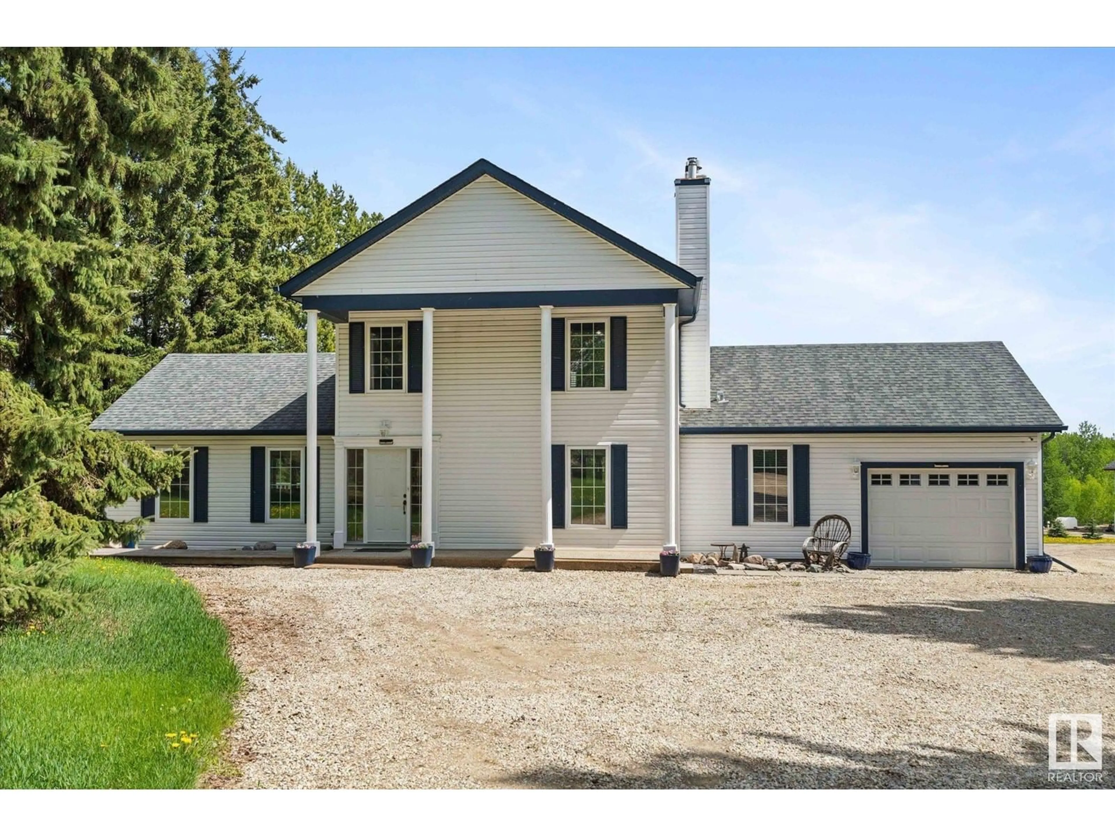 Home with vinyl exterior material, street for #11 - 53227 RGE ROAD 14, Rural Parkland County Alberta T7Y0G3