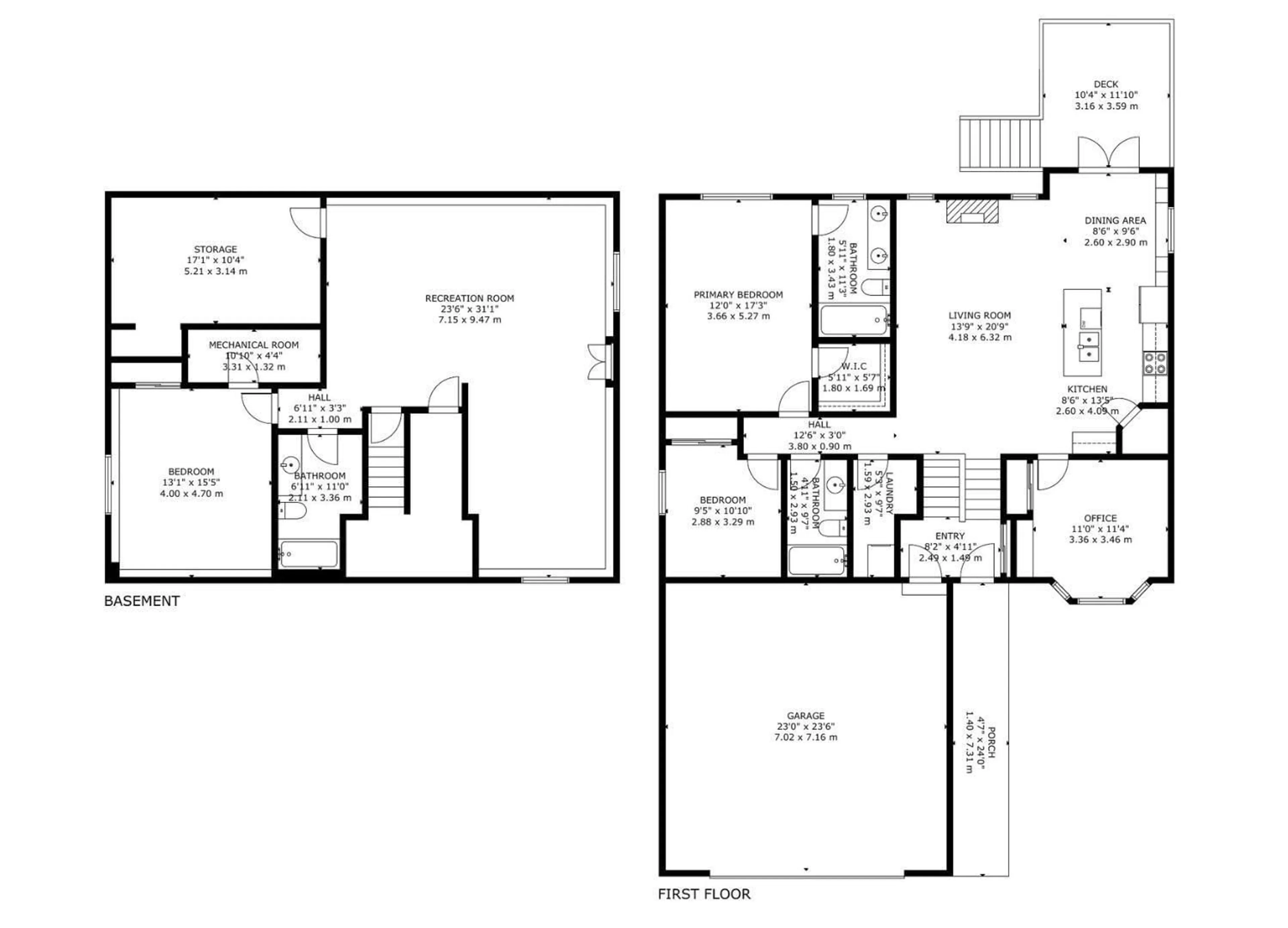 Floor plan for 5640 52A ST, Wabamun Alberta T0E2K0