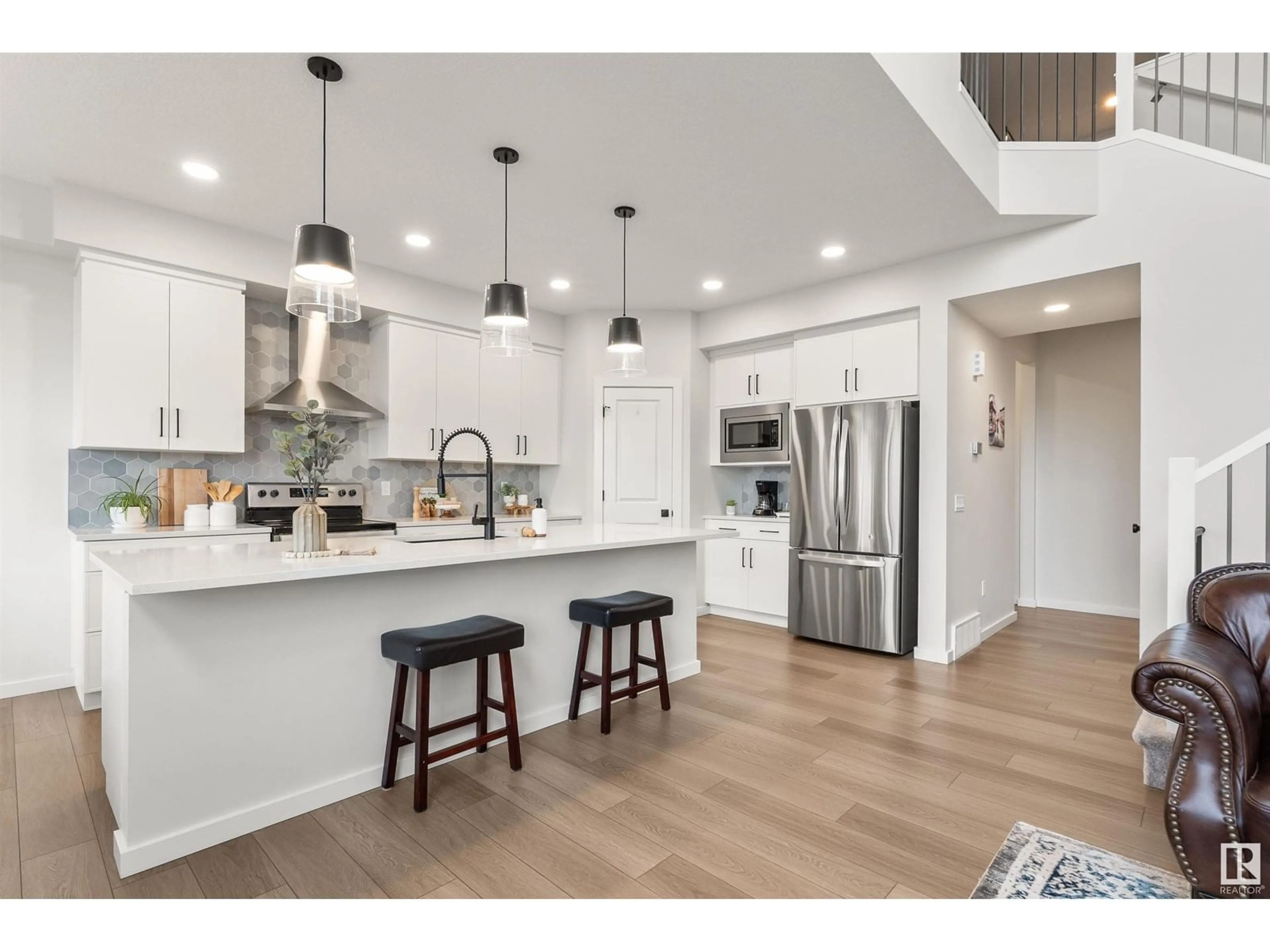 Open concept kitchen, unknown for 7134 52 AV, Beaumont Alberta T4Z2Z8