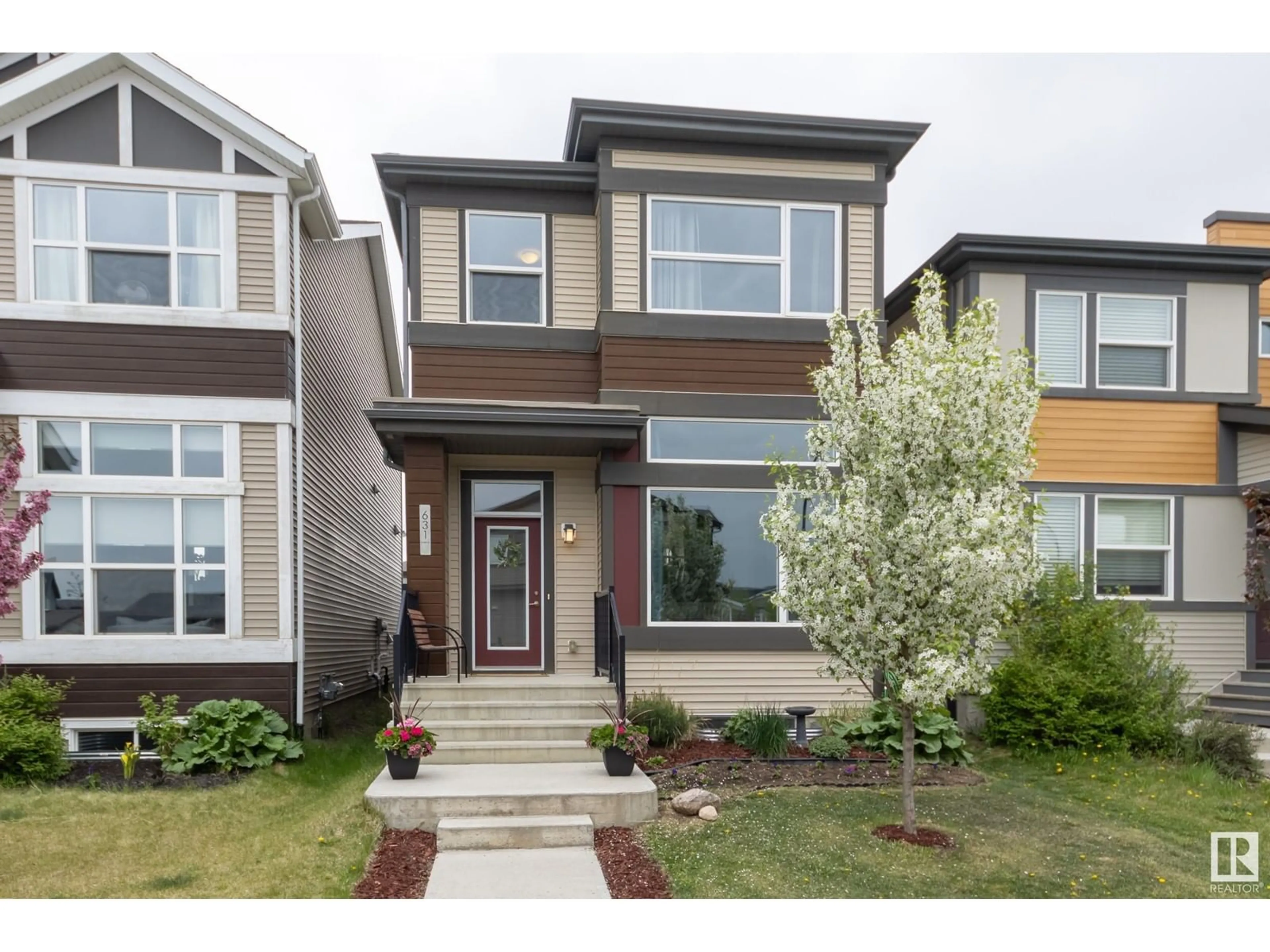 Home with brick exterior material, street for 631 36 ST, Edmonton Alberta T6X2G5