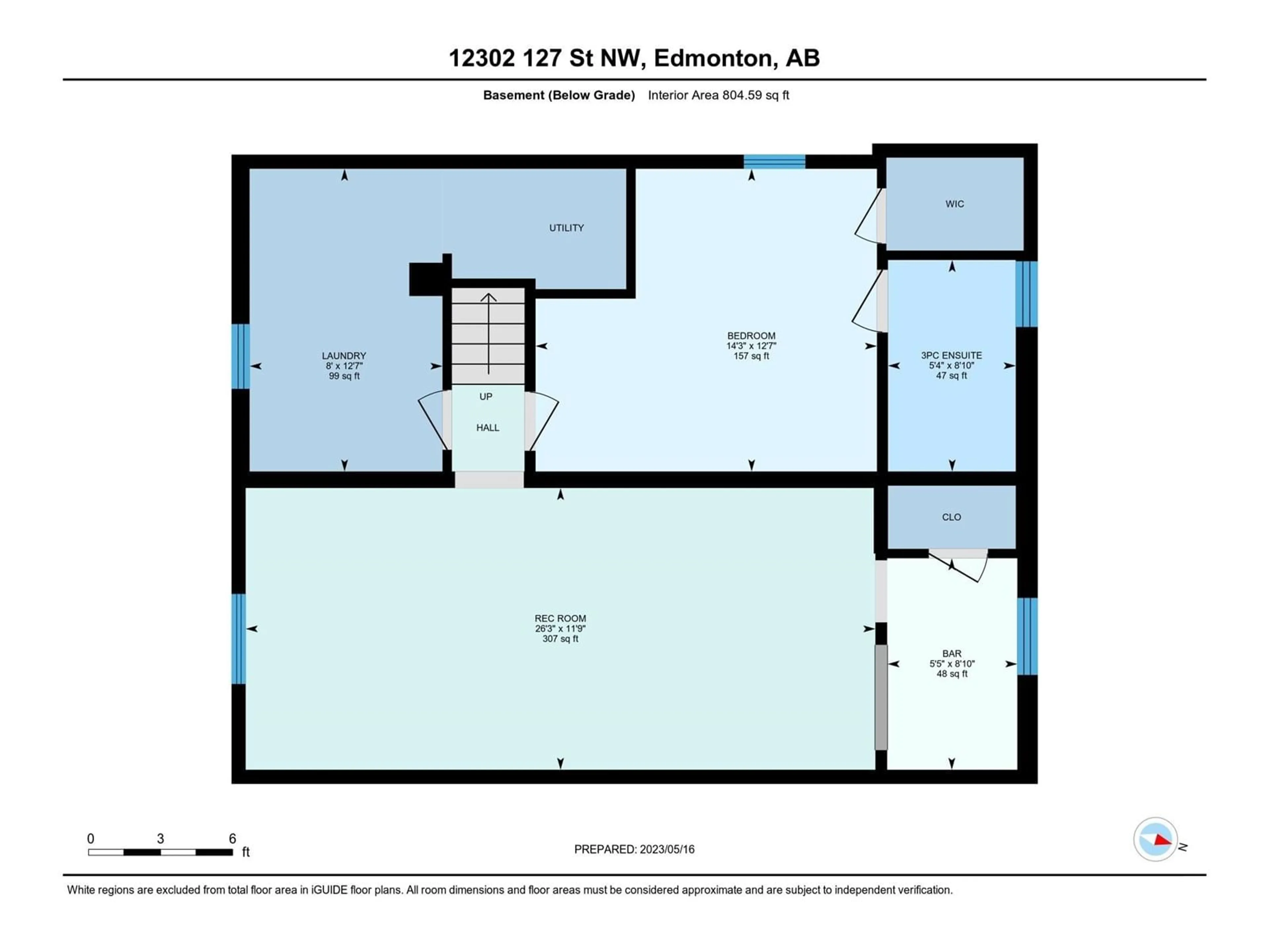 Floor plan for 12302 127 ST, Edmonton Alberta T5L0Z8