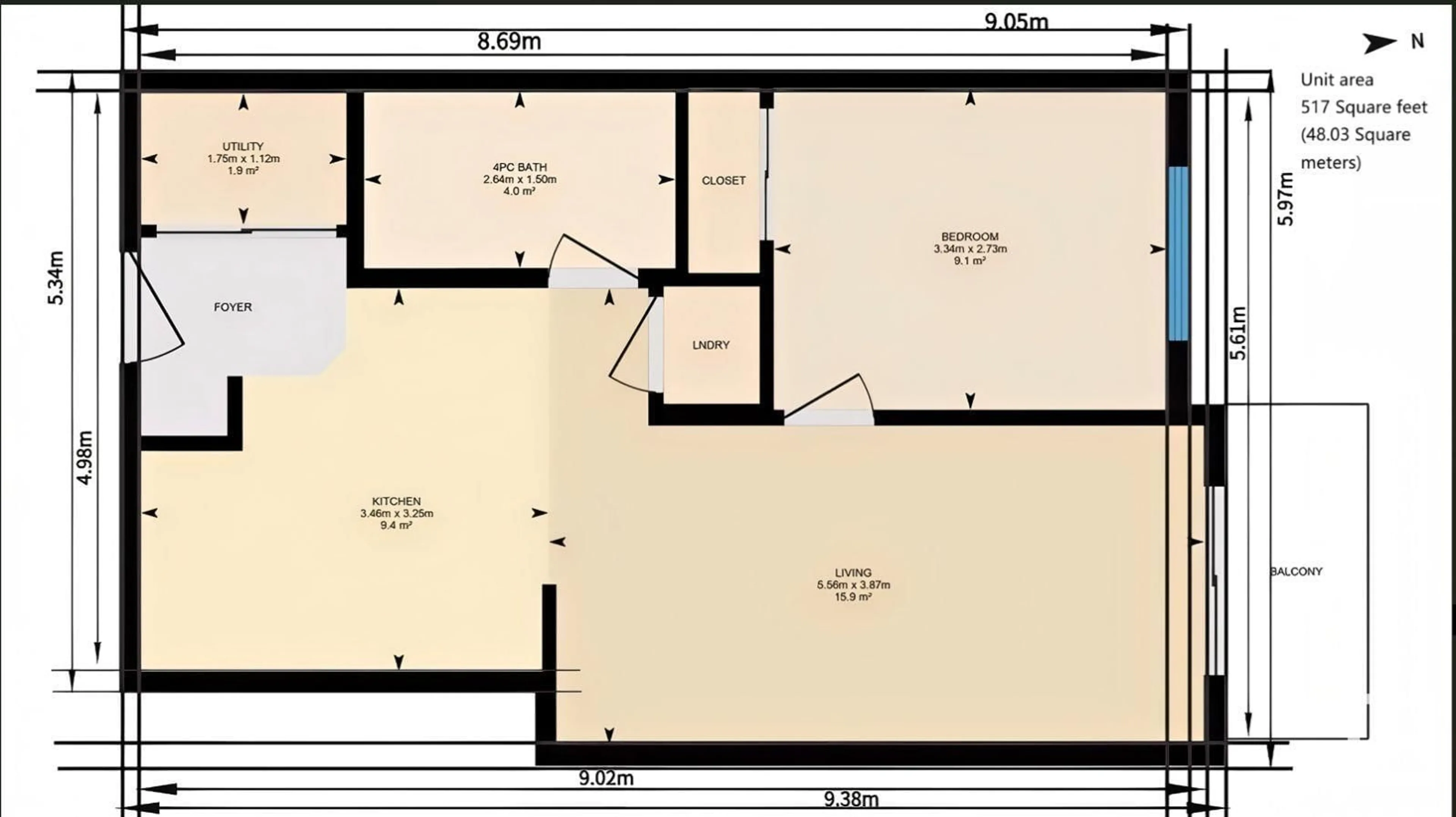 Floor plan for #202 - 860 SECORD BV, Edmonton Alberta T5T7R9