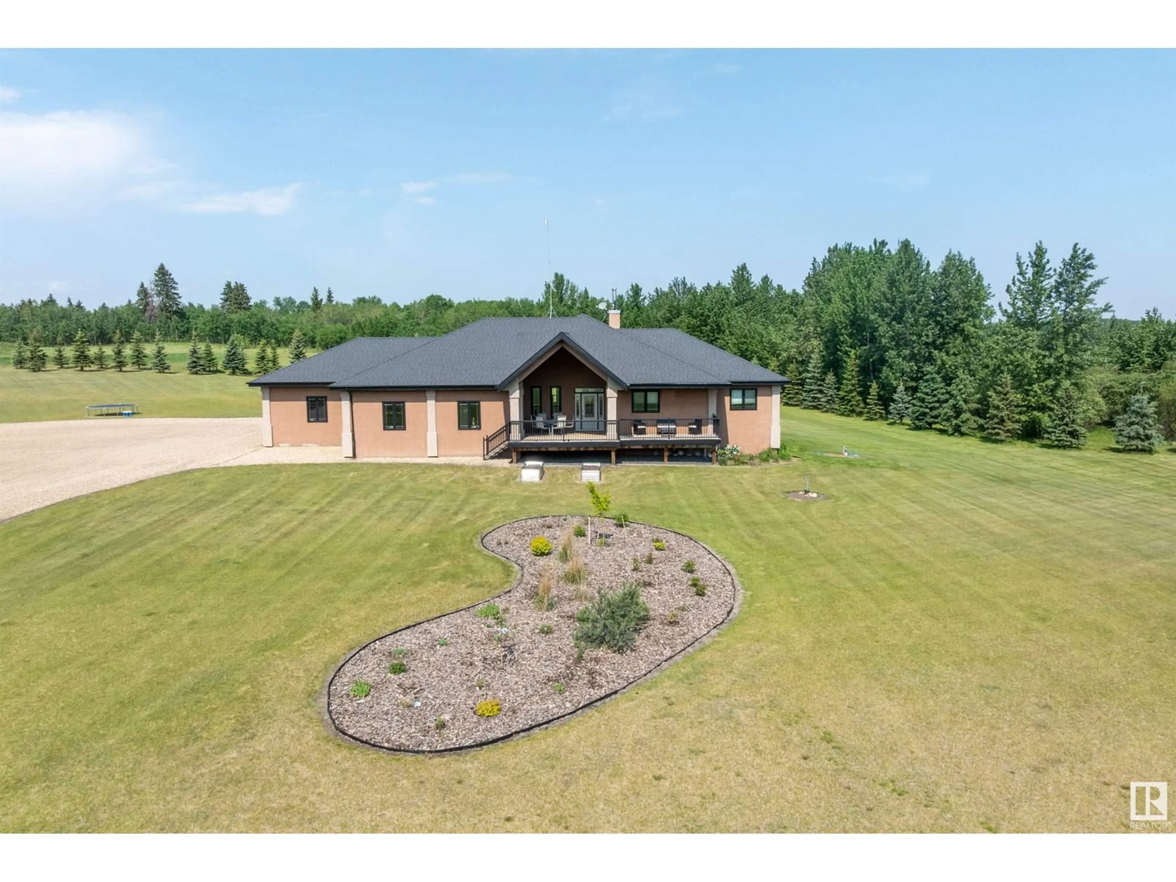 A pic from outside/outdoor area/front of a property/back of a property/a pic from drone, building for 241016 - 11 TWP ROAD 474, Rural Wetaskiwin County Alberta T0C1Z0