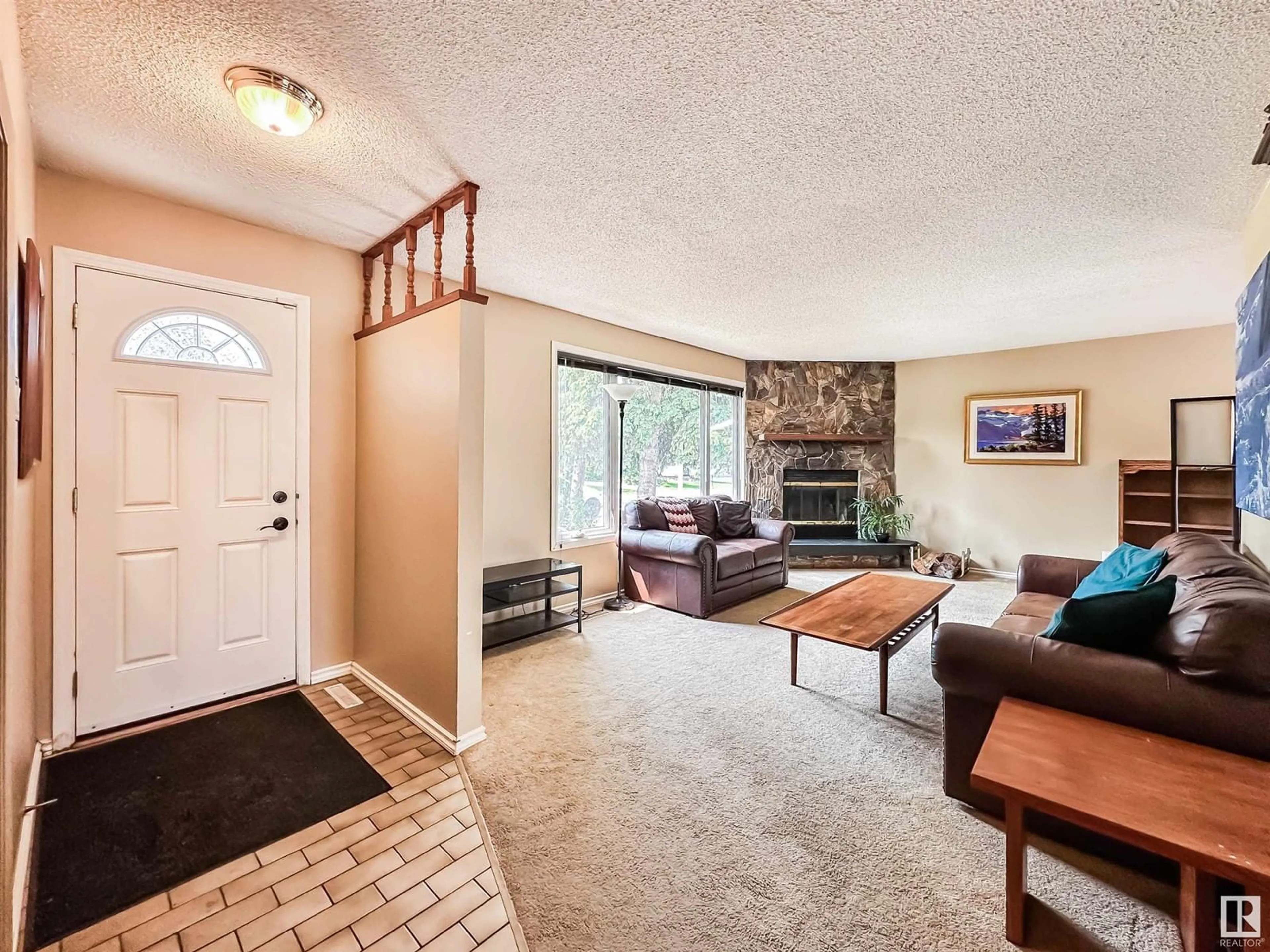 Living room with furniture, unknown for 11744 37 AV, Edmonton Alberta T6J0J2