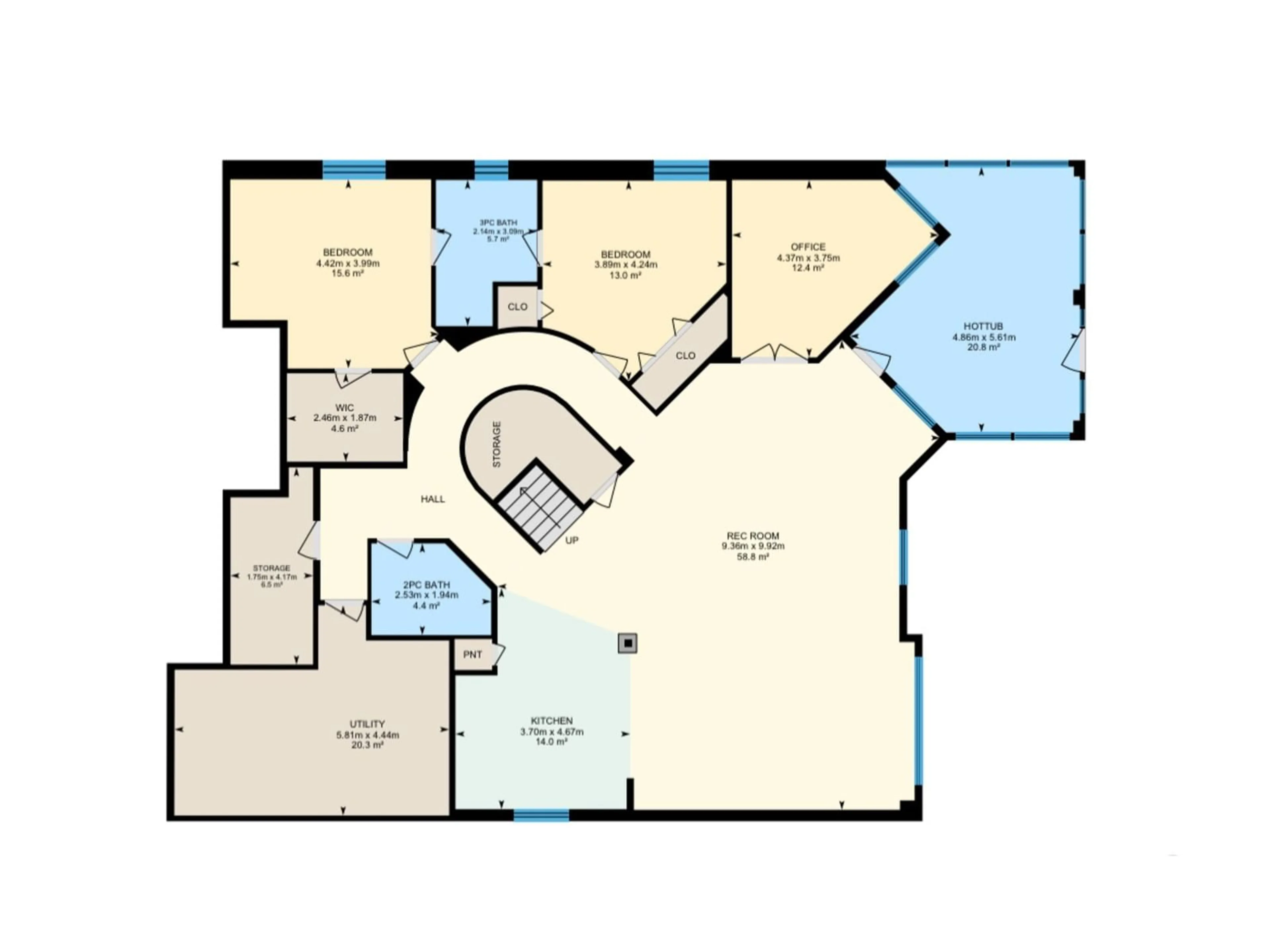 Floor plan for 2423 TEGLER GR, Edmonton Alberta T6R3K2