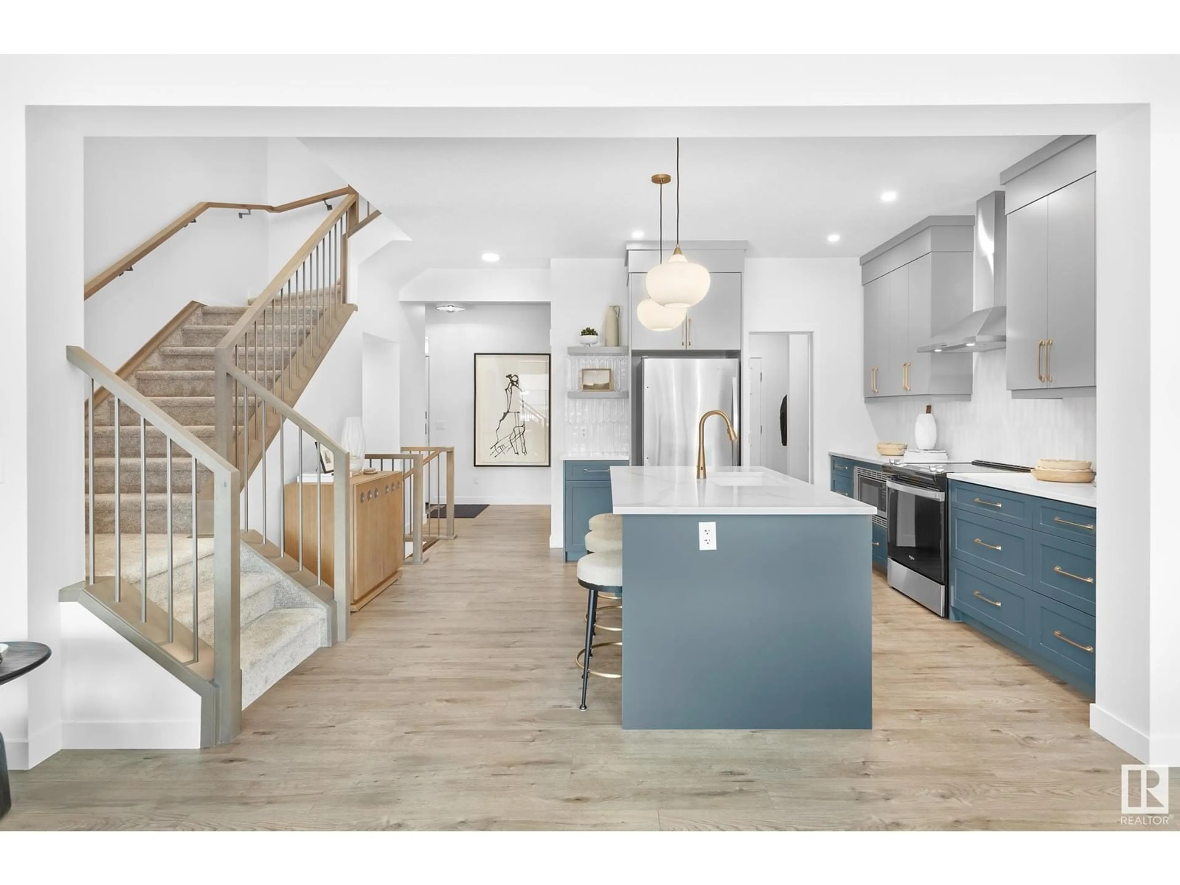 Open concept kitchen, unknown for SW - 4813 CAWSEY TC, Edmonton Alberta T6W5M7