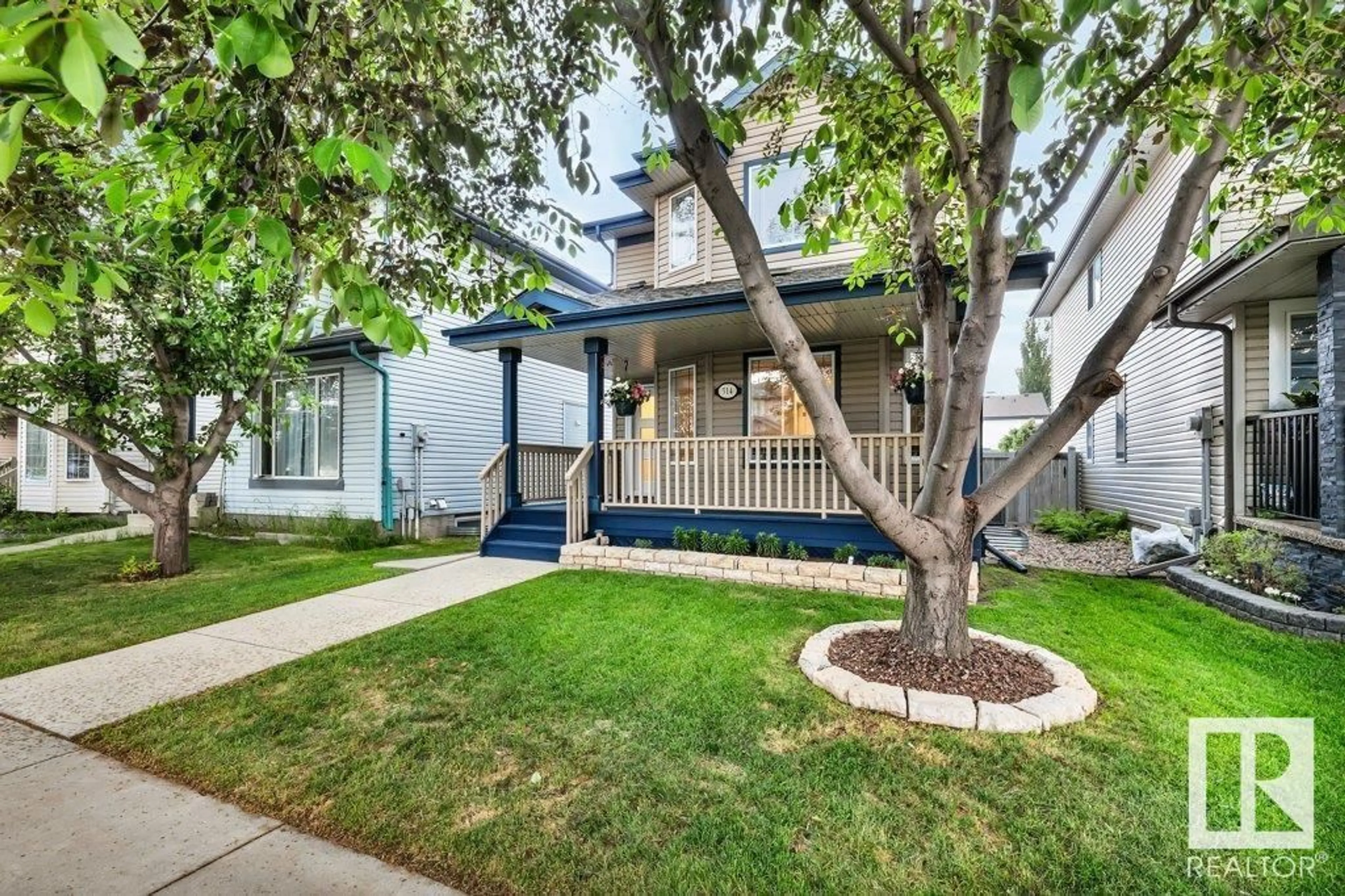 Home with brick exterior material, street for NW - 514 GEISSINGER LO, Edmonton Alberta T5T6S9