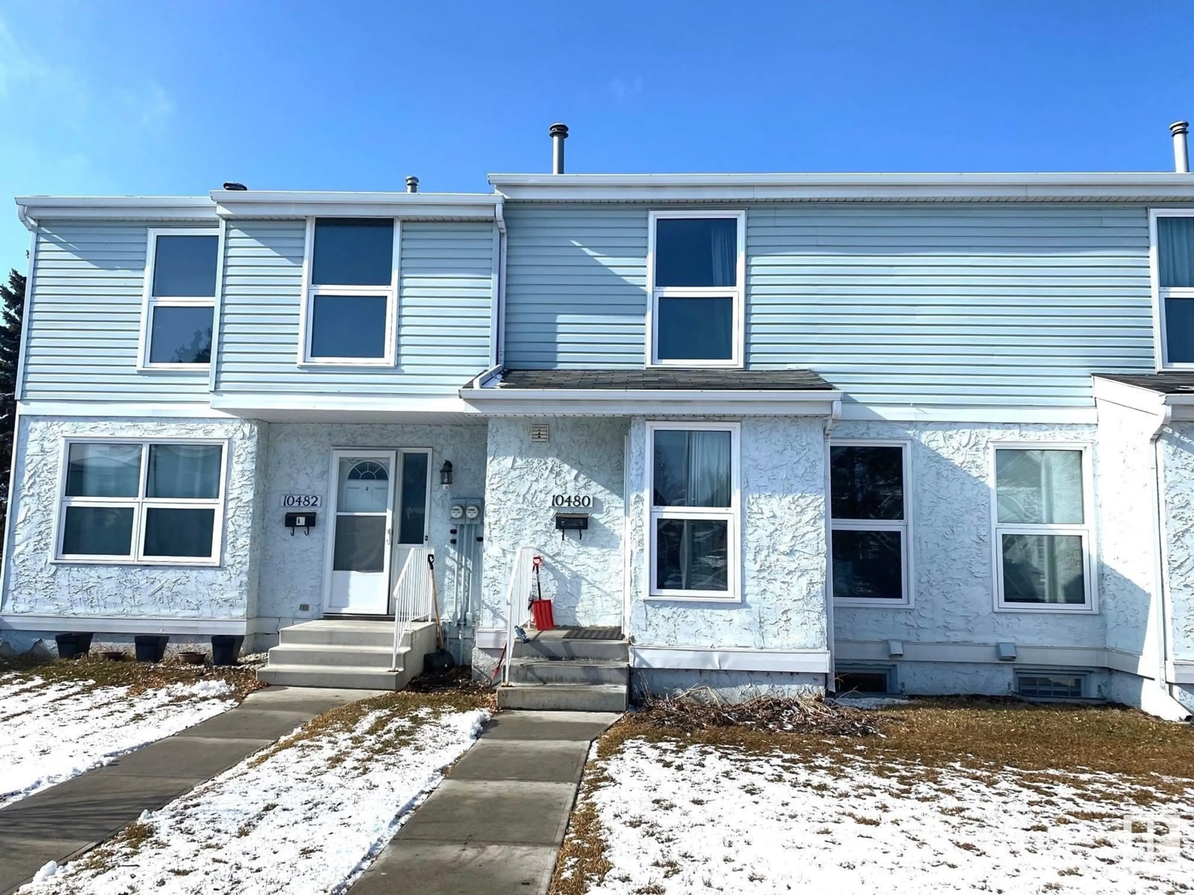 Home with vinyl exterior material, street for 10480 28A AV, Edmonton Alberta T6J4J6