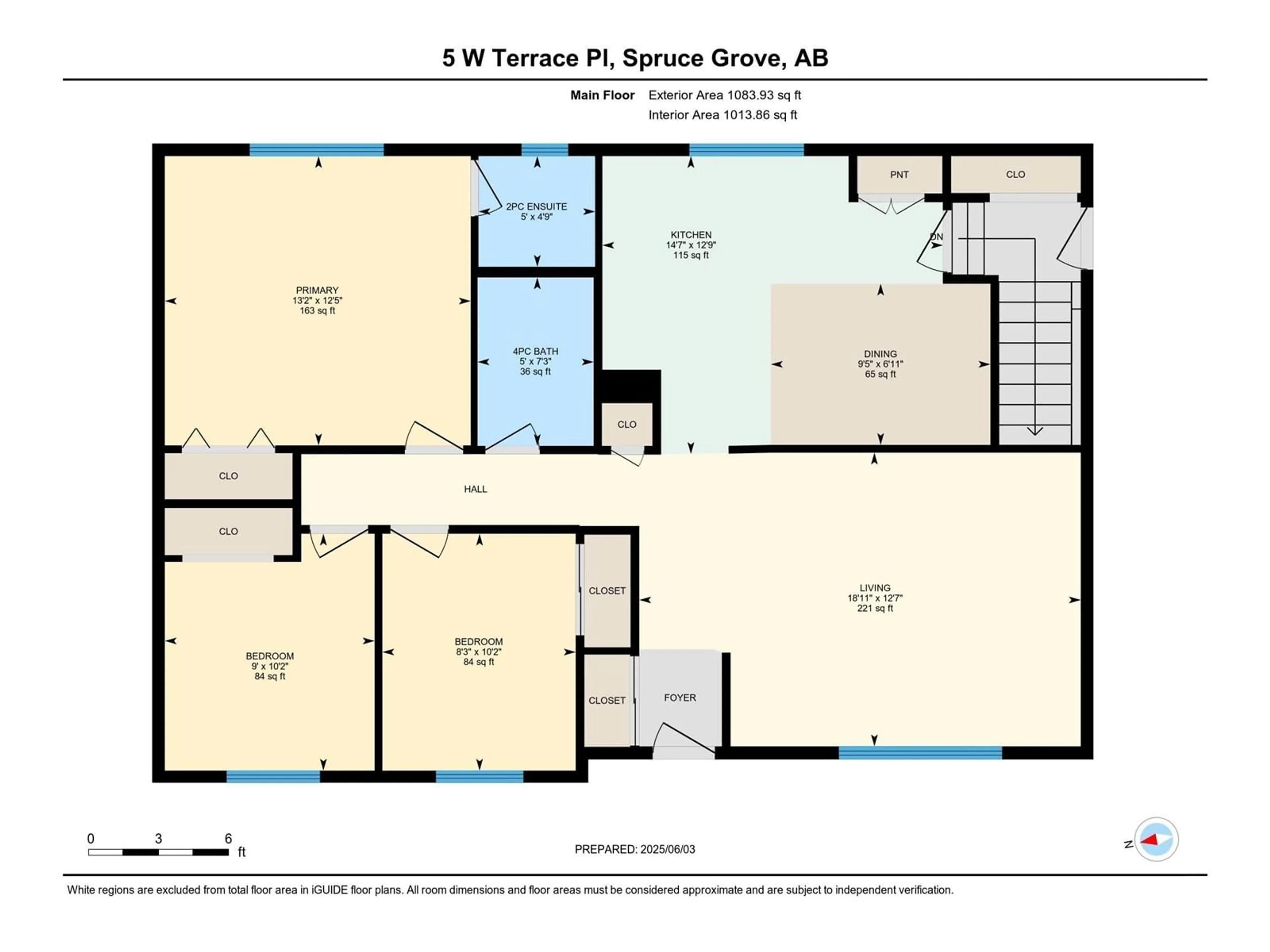 Floor plan for 5 WEST TERRACE PL, Spruce Grove Alberta T7X1T7