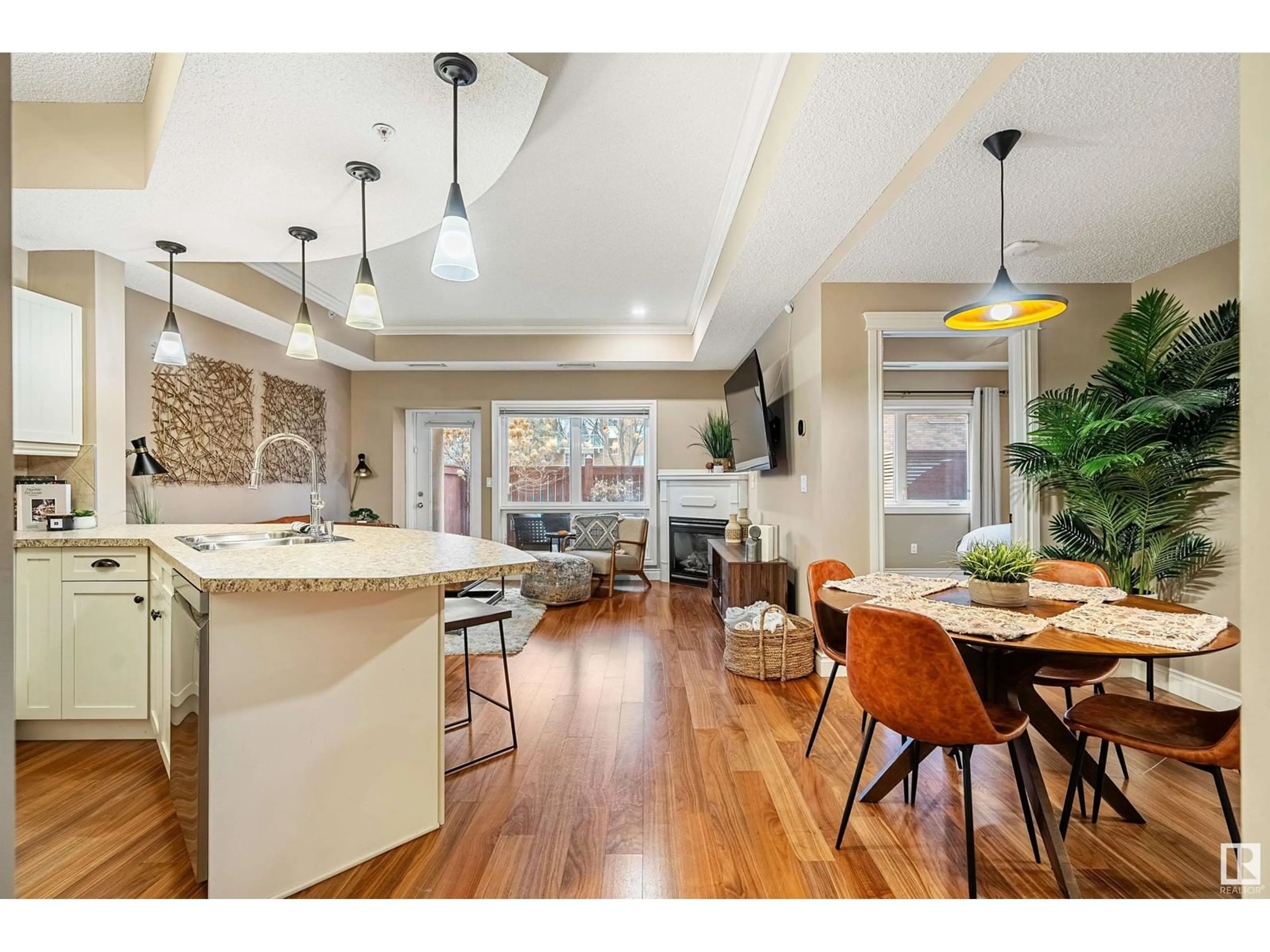 Open concept kitchen, unknown for #103 - 10232 115 ST, Edmonton Alberta T5K1T8