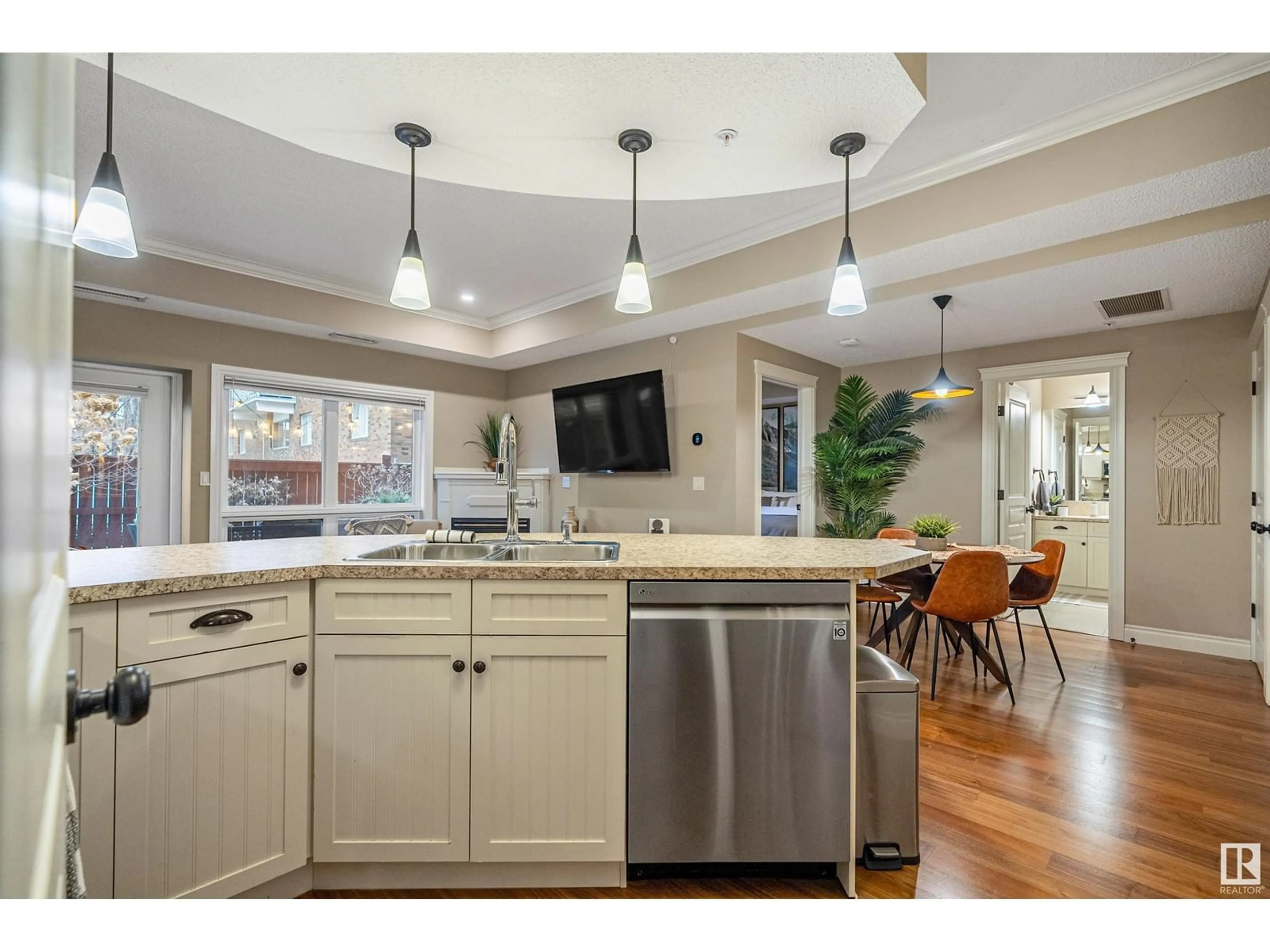 Open concept kitchen, unknown for #103 - 10232 115 ST, Edmonton Alberta T5K1T8