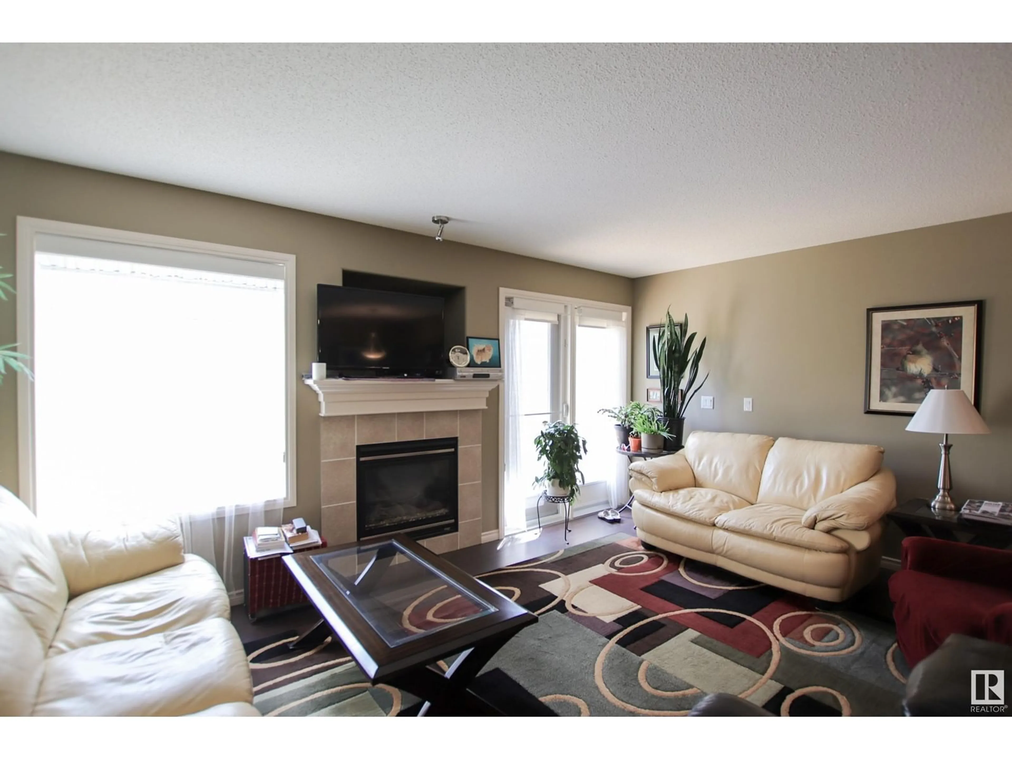 Living room with furniture, unknown for 10 - 53 WOODCREST LN, Fort Saskatchewan Alberta T8L0C7