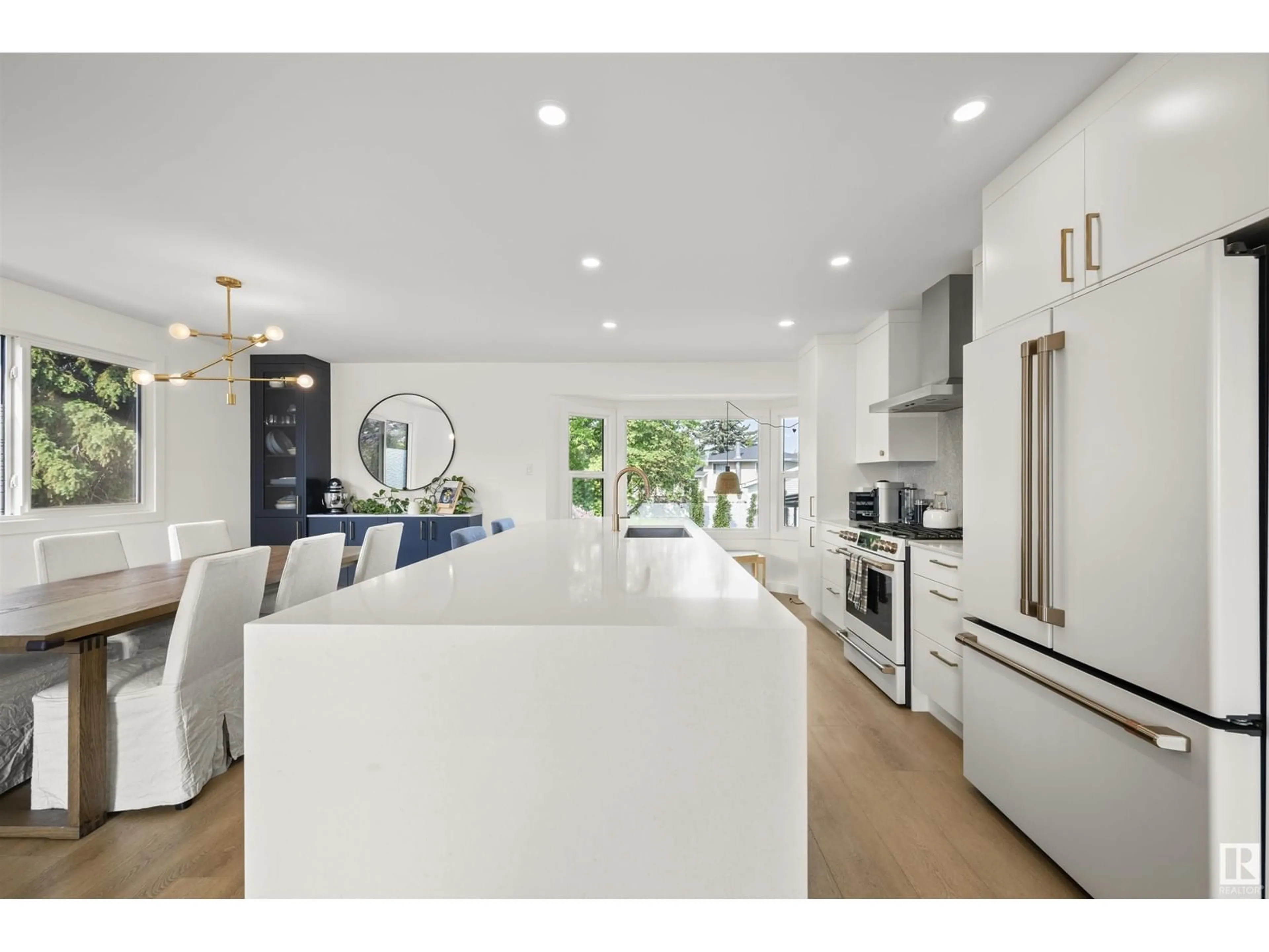 Open concept kitchen, unknown for NW - 3524 104A ST, Edmonton Alberta T6J2N2