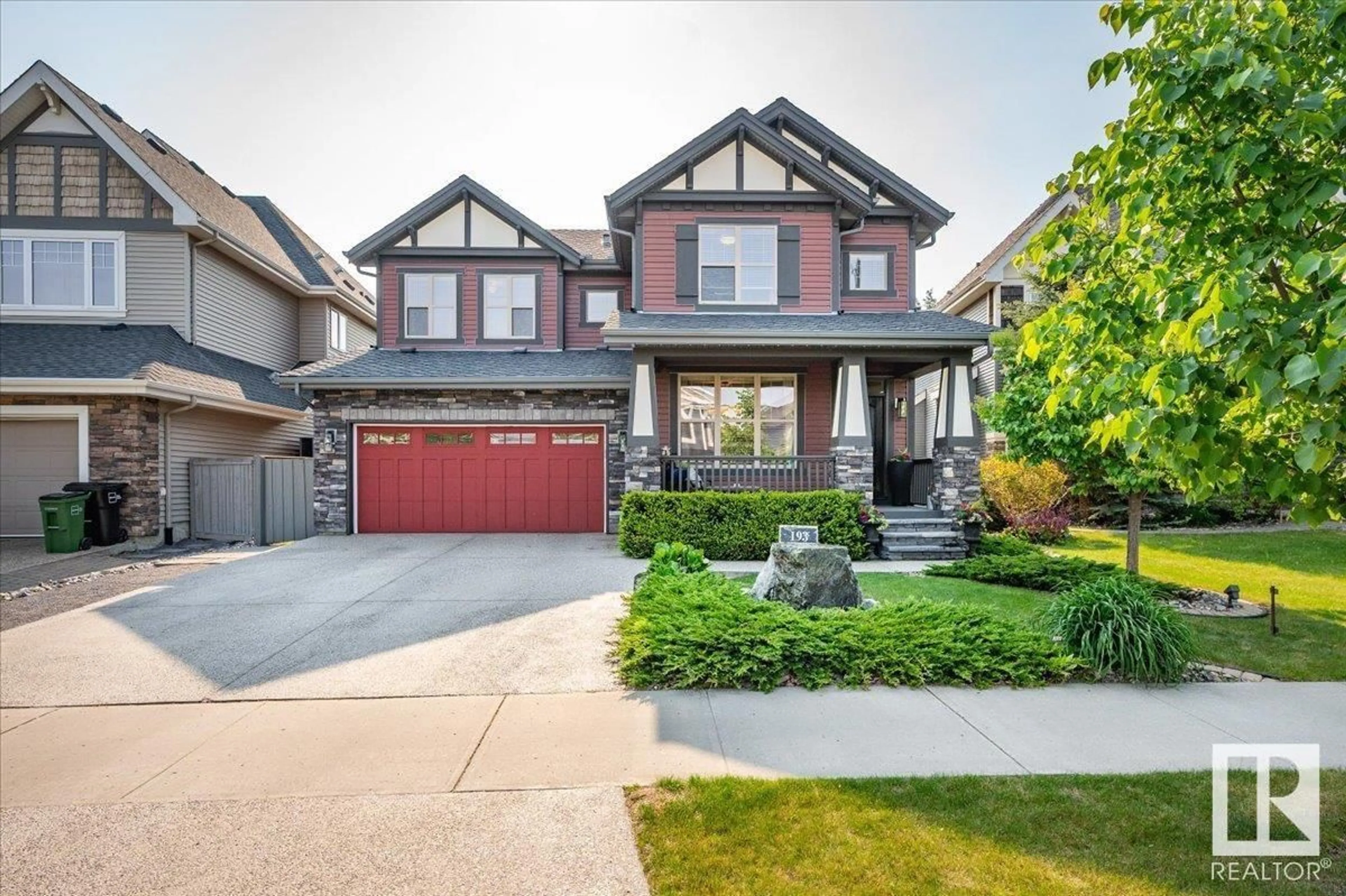 Home with brick exterior material, street for 193 CALLAGHAN DR, Edmonton Alberta T6W0R3