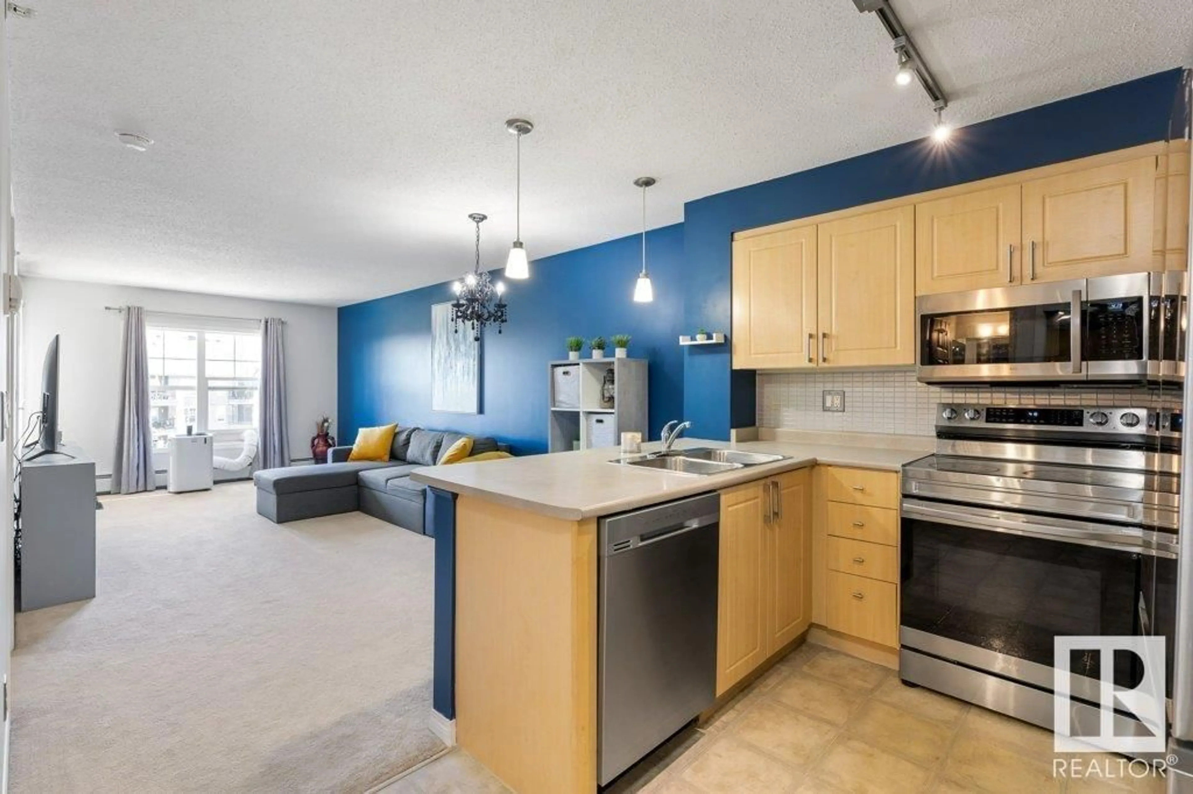 Open concept kitchen, unknown for 616 - 415 MCALLISTER LO, Edmonton Alberta T6W1N1