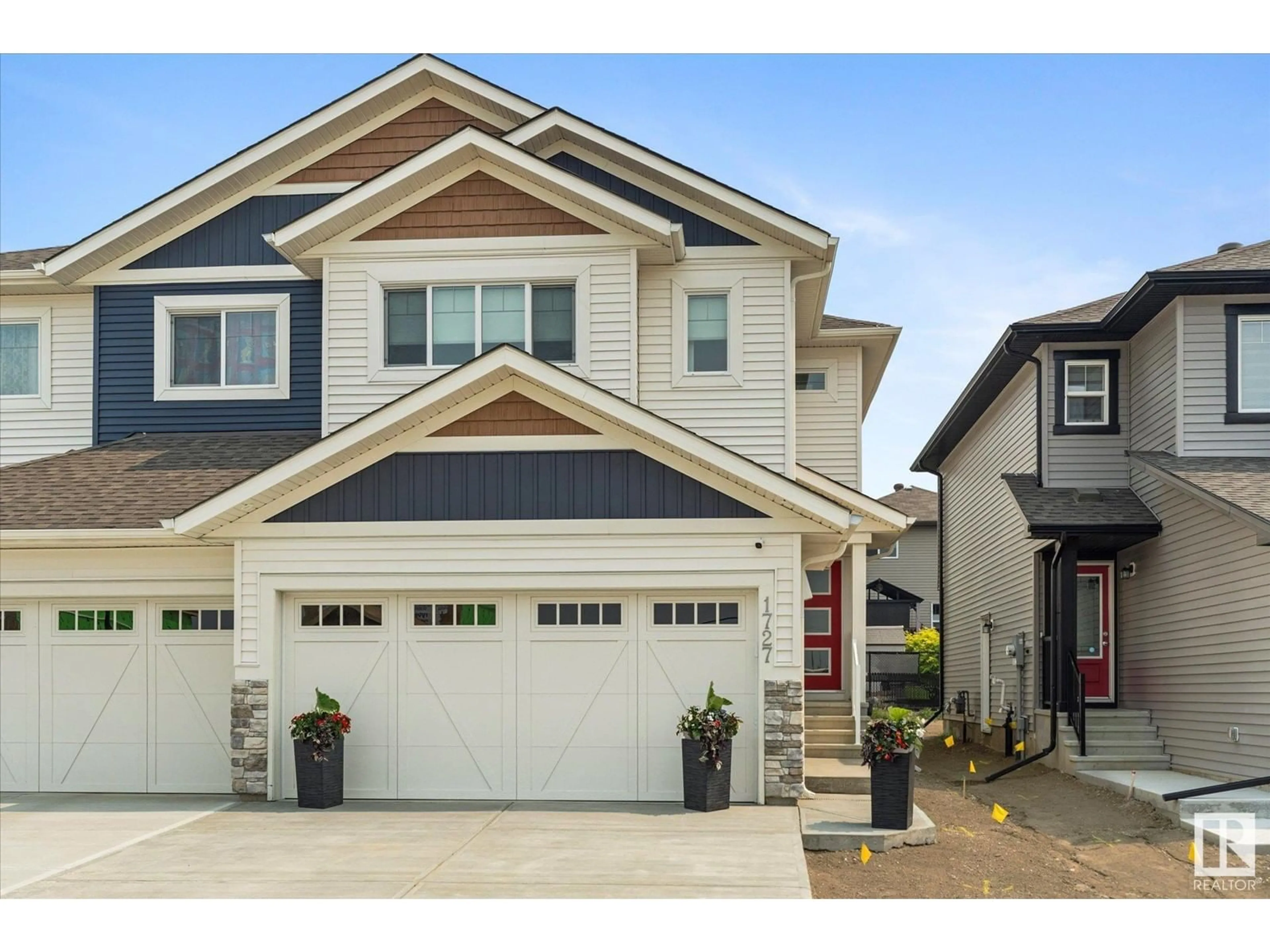 Home with vinyl exterior material, street for 1727 WESTERRA WD, Stony Plain Alberta T7Z0P1