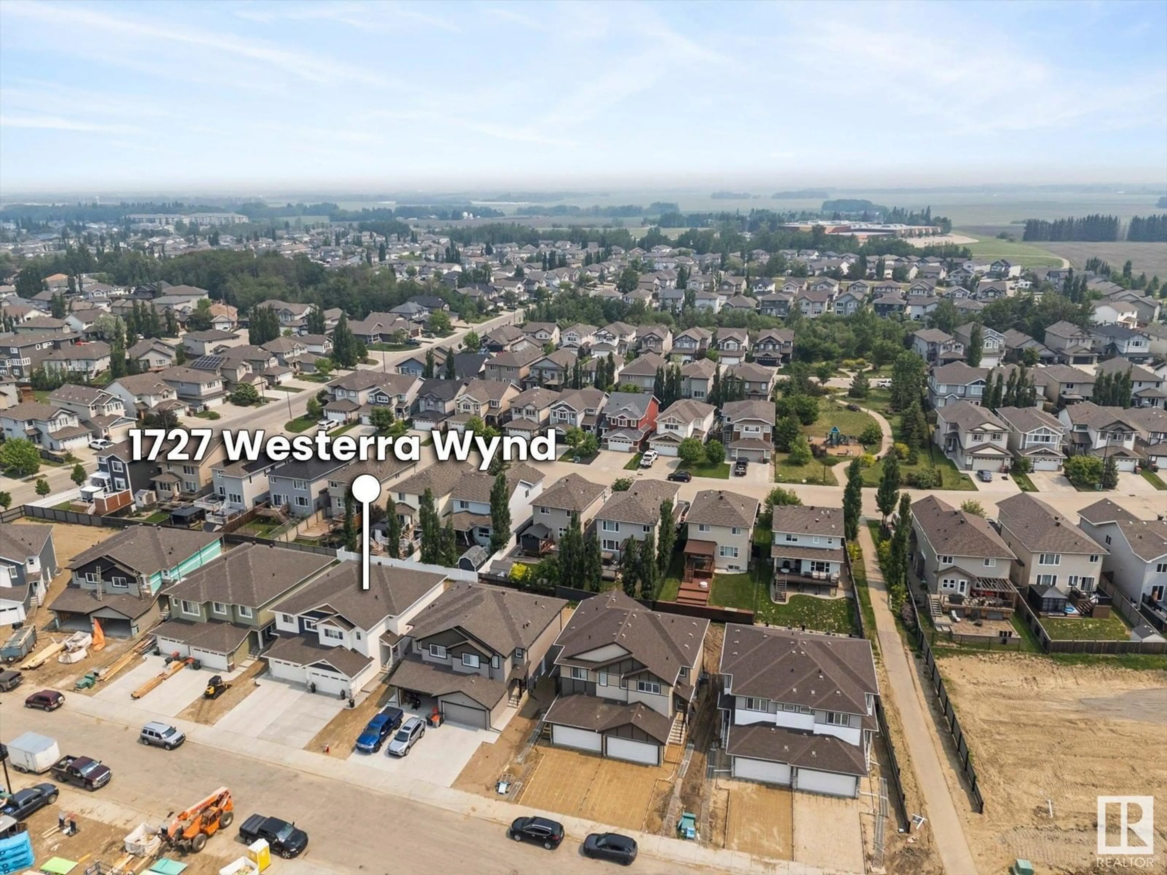 A pic from outside/outdoor area/front of a property/back of a property/a pic from drone, unknown for 1727 WESTERRA WD, Stony Plain Alberta T7Z0P1