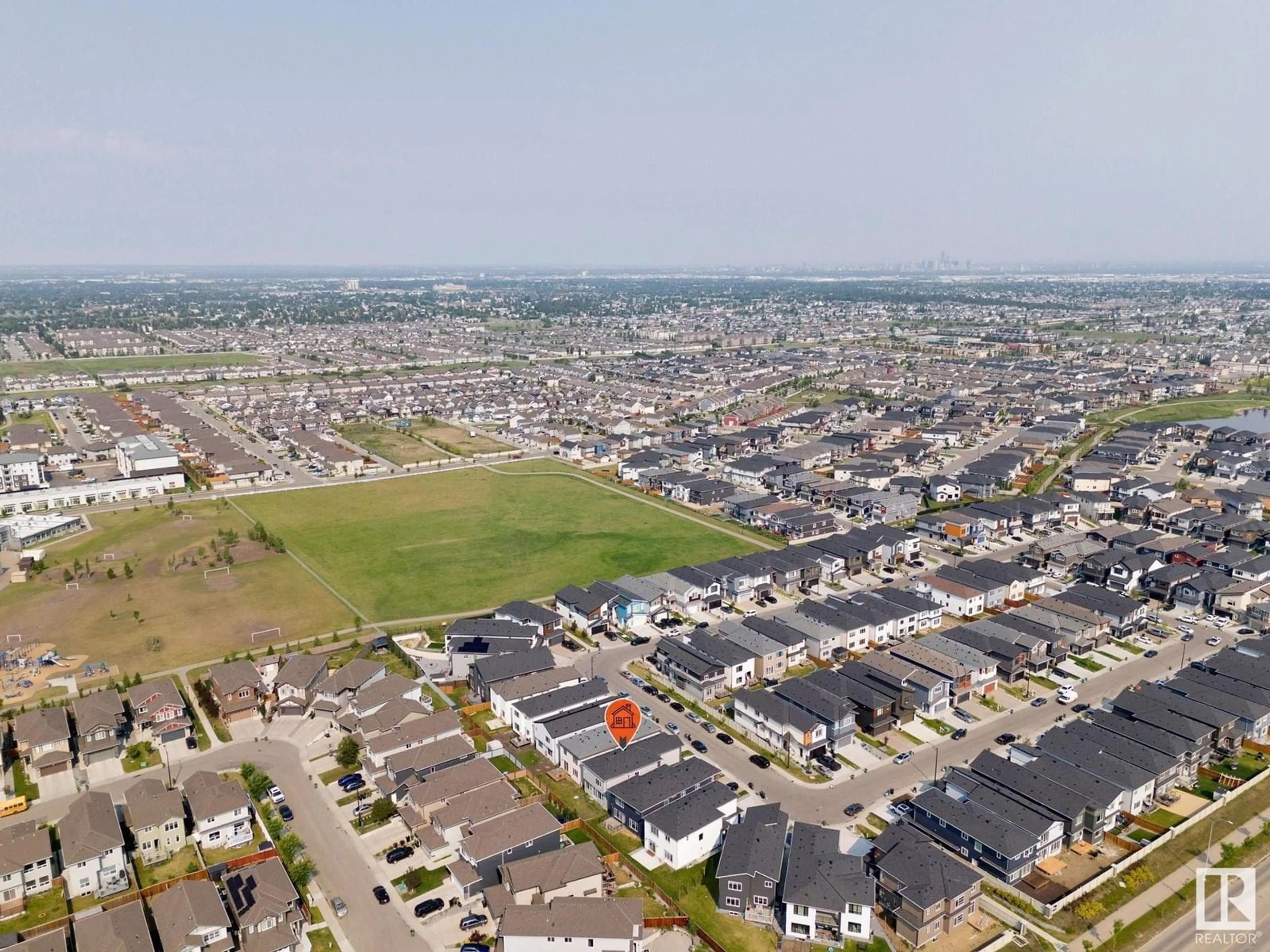 A pic from outside/outdoor area/front of a property/back of a property/a pic from drone, street for 1815 17 AV, Edmonton Alberta T6T2N2