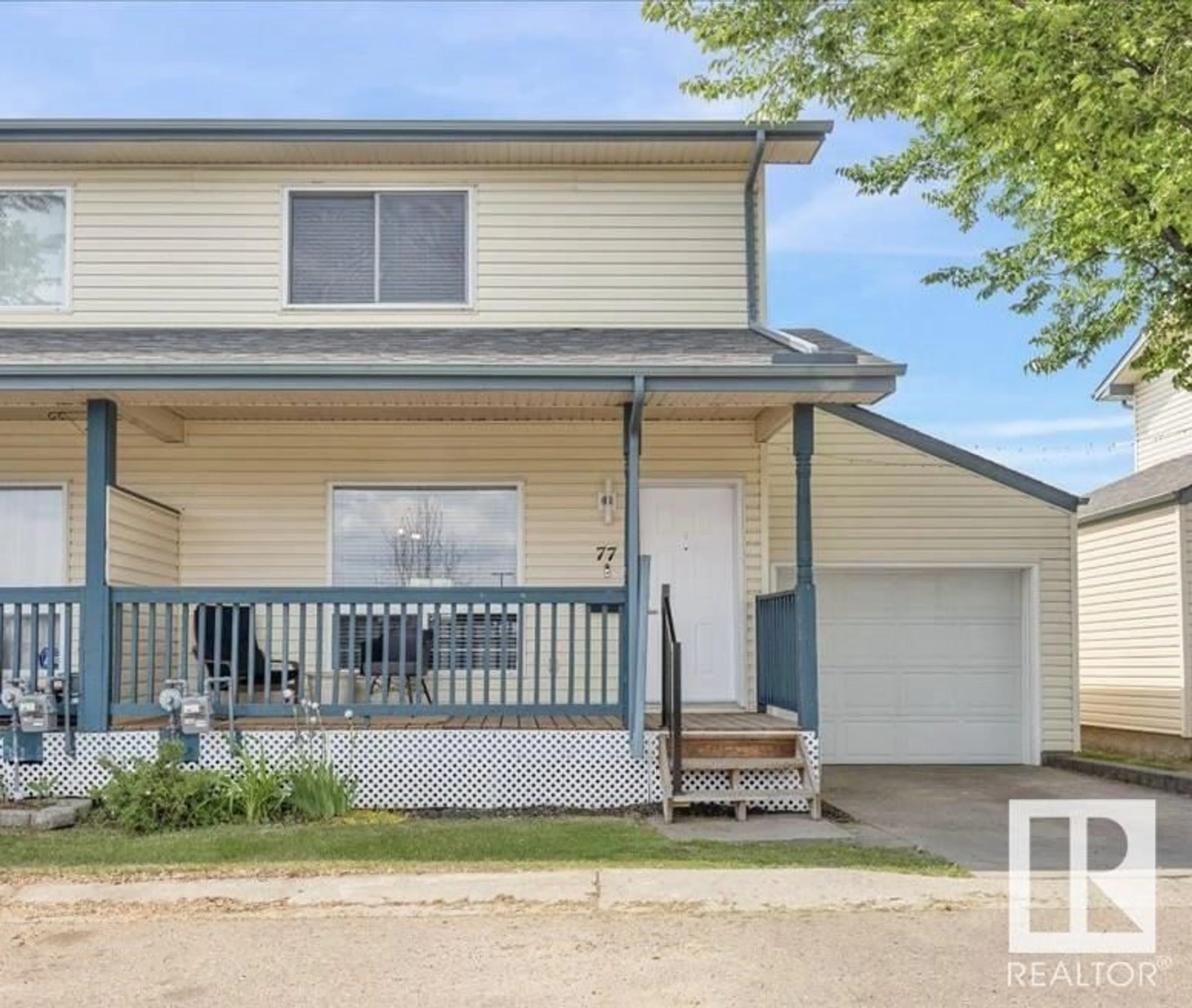 Home with vinyl exterior material, street for 77 - 10909 106 ST NW, Edmonton Alberta T5H4M7