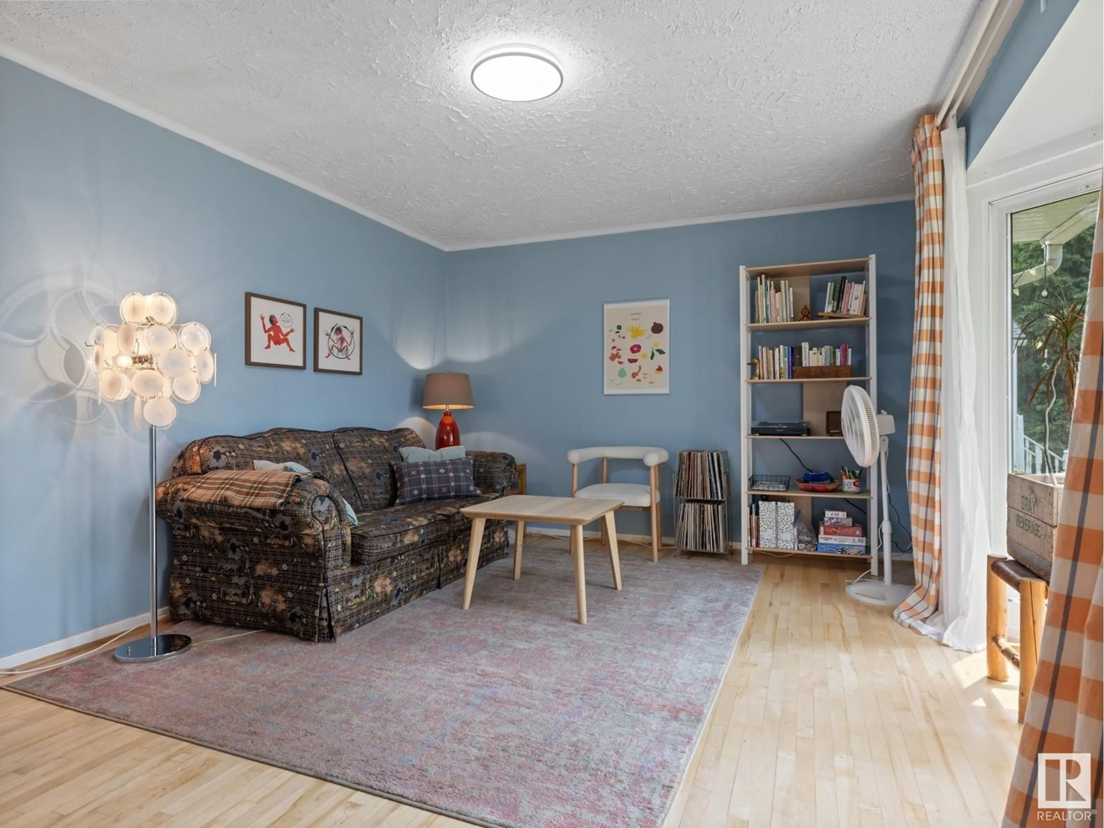 Living room with furniture, unknown for 9734 71 AV, Edmonton Alberta T6E0W6