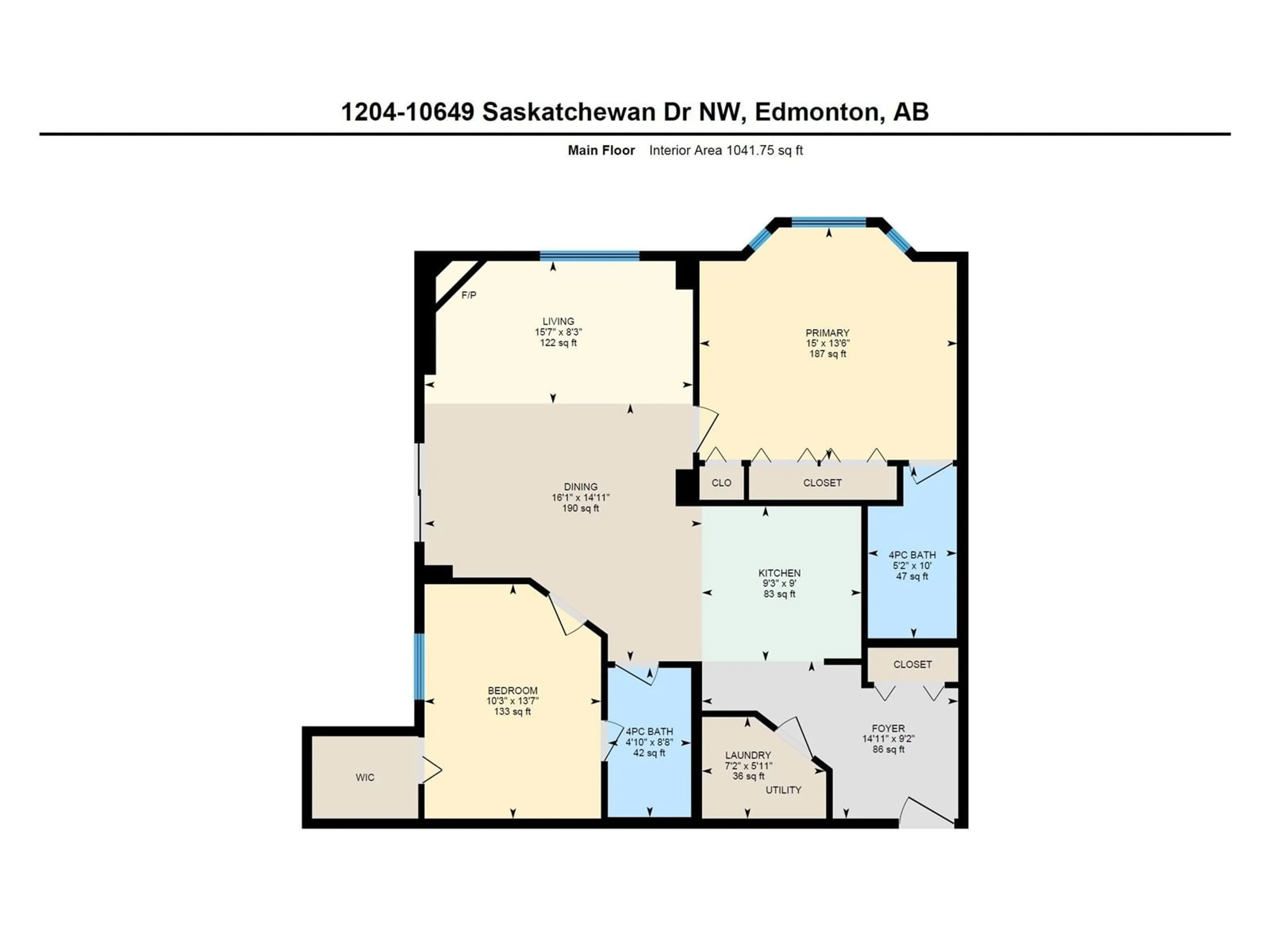 Floor plan for 1204 SASKATCHEWAN DR, Edmonton Alberta T6E6S8